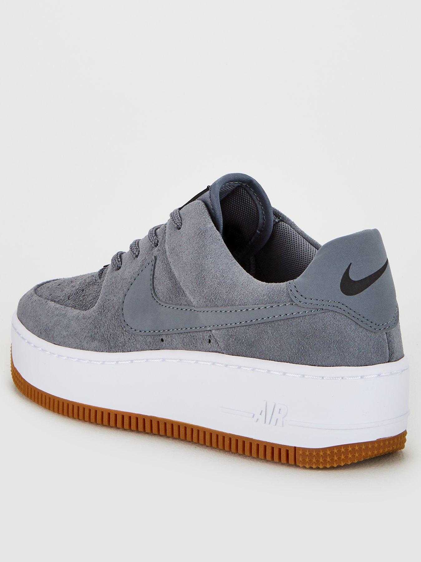 air force 1 sage trainers cool grey cool grey black