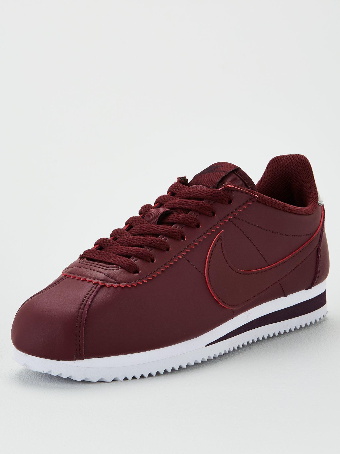 nike cortez maroon