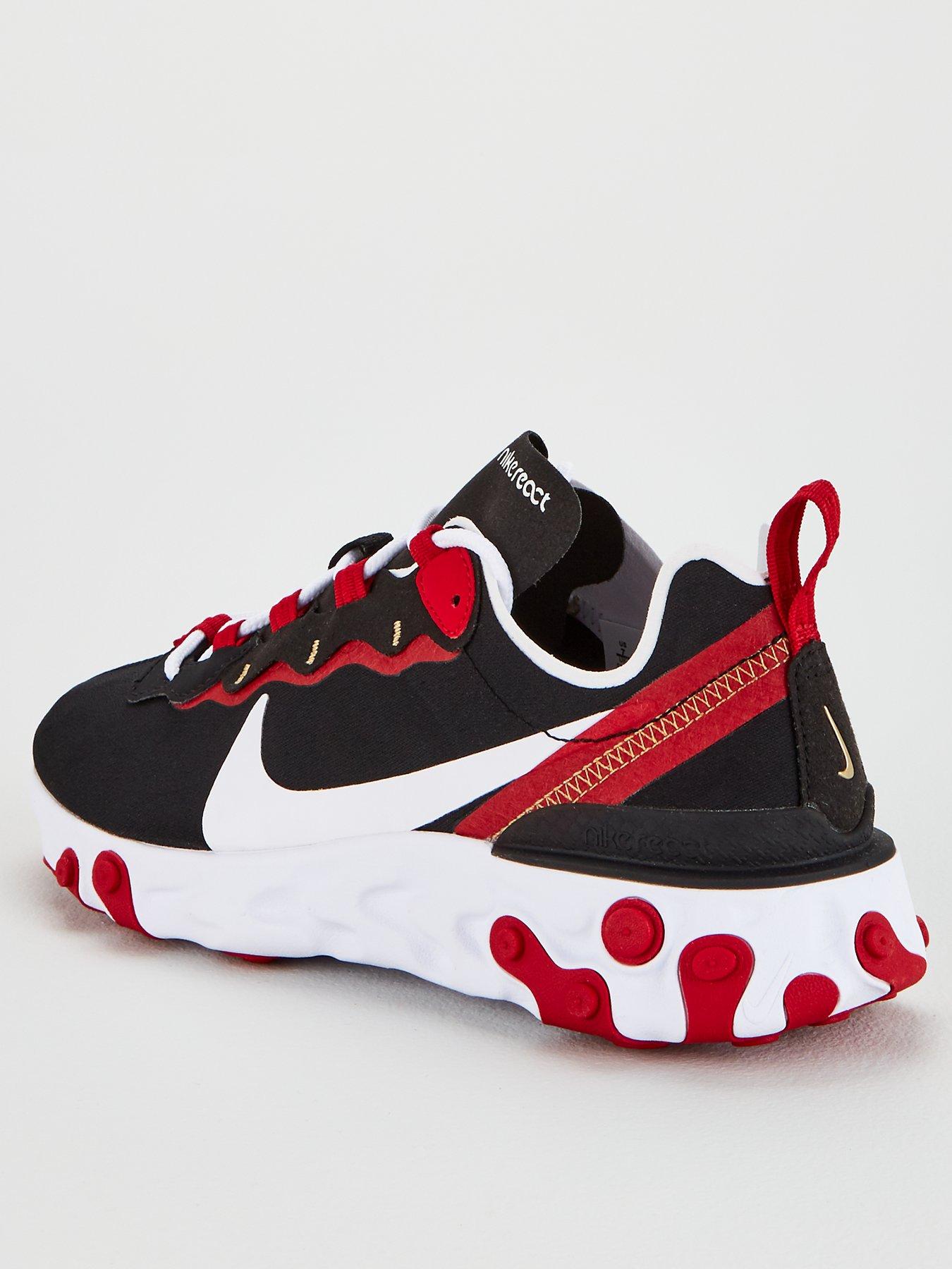 black and red reacts