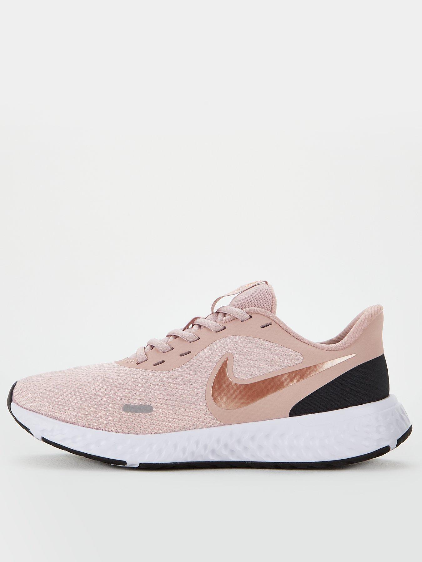 nike revolution pink trainers