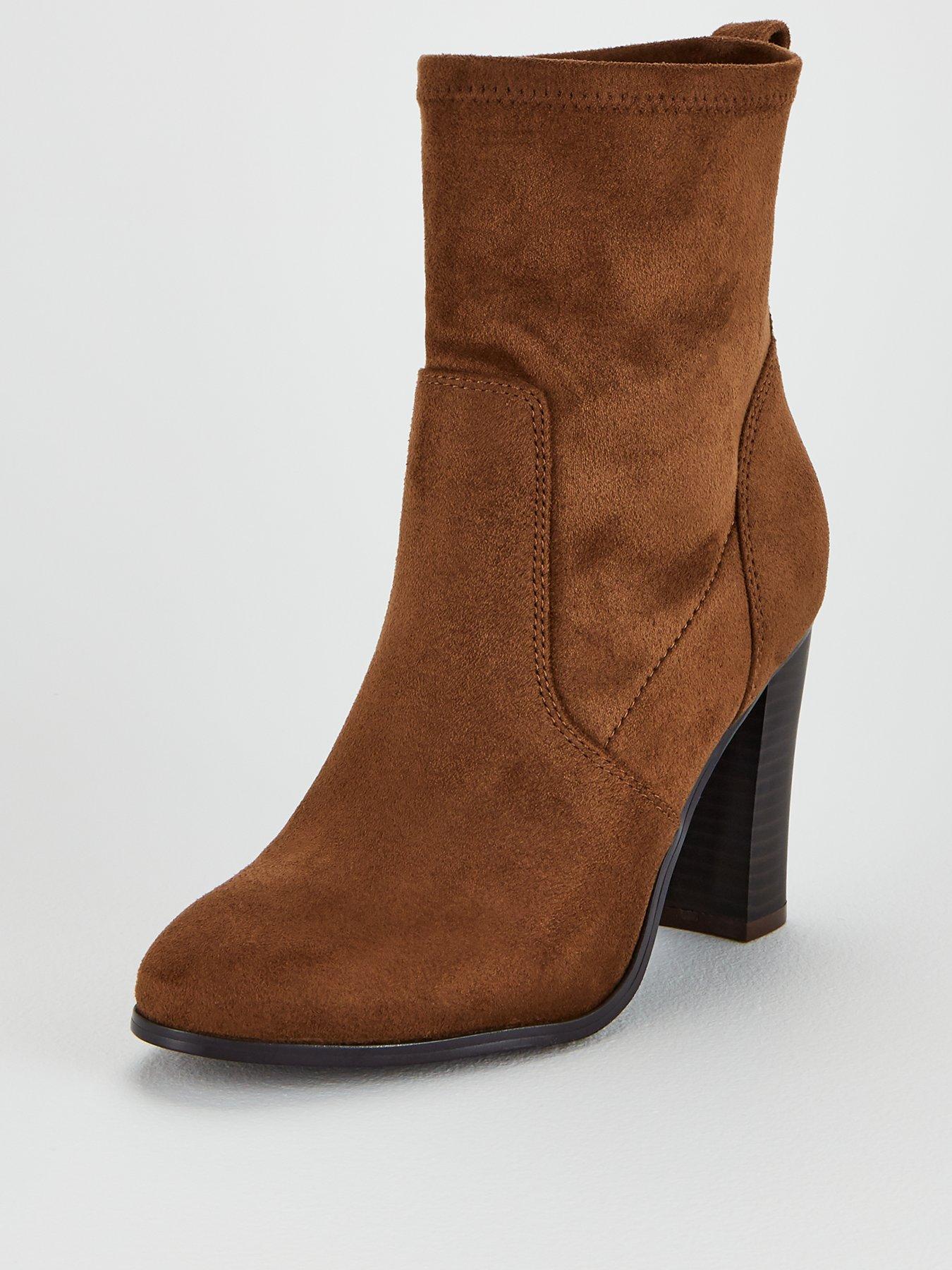 taupe calf boots
