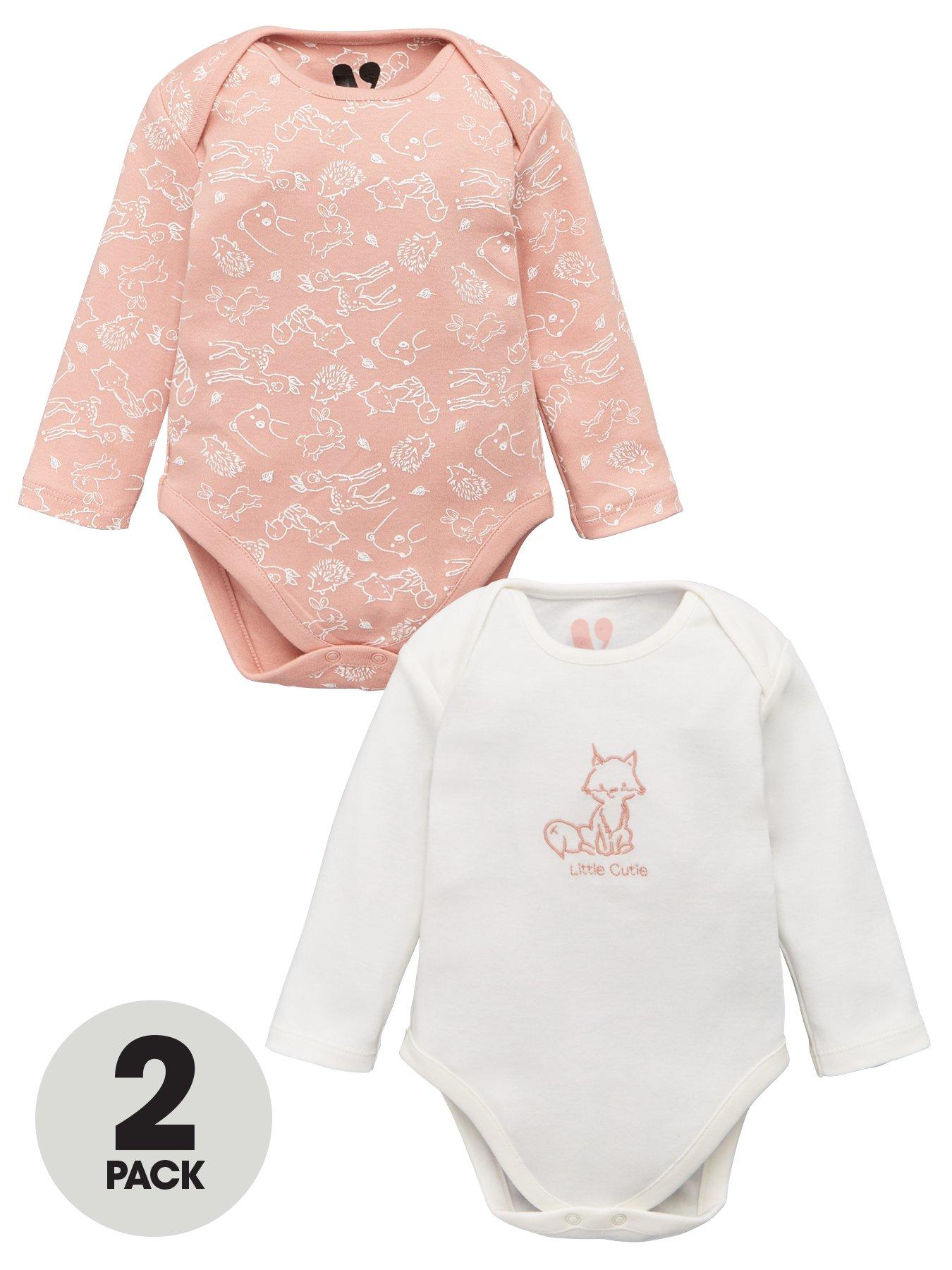 V By Very Baby Girls 2 Pack Bodysuits review