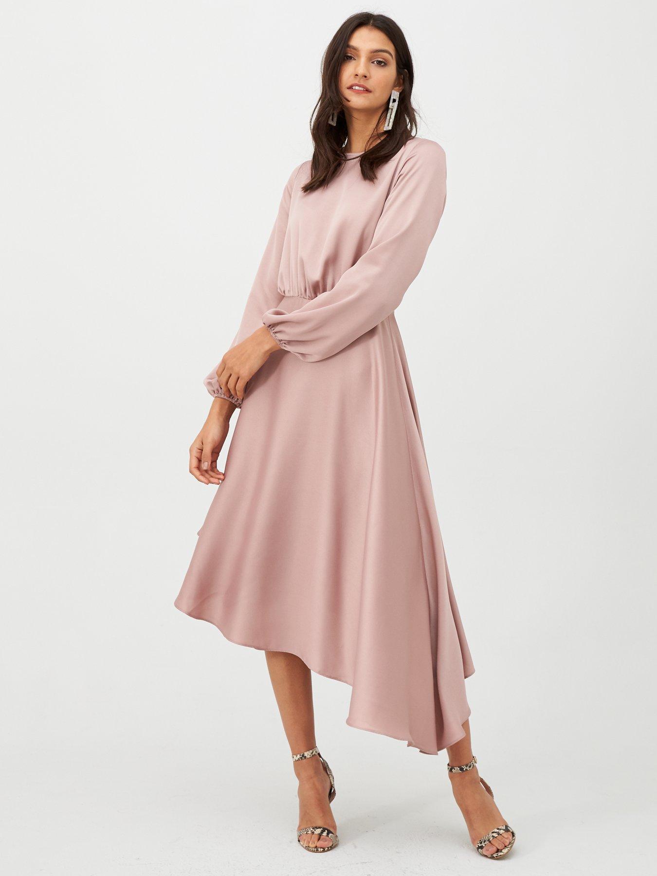 blush midi dress uk