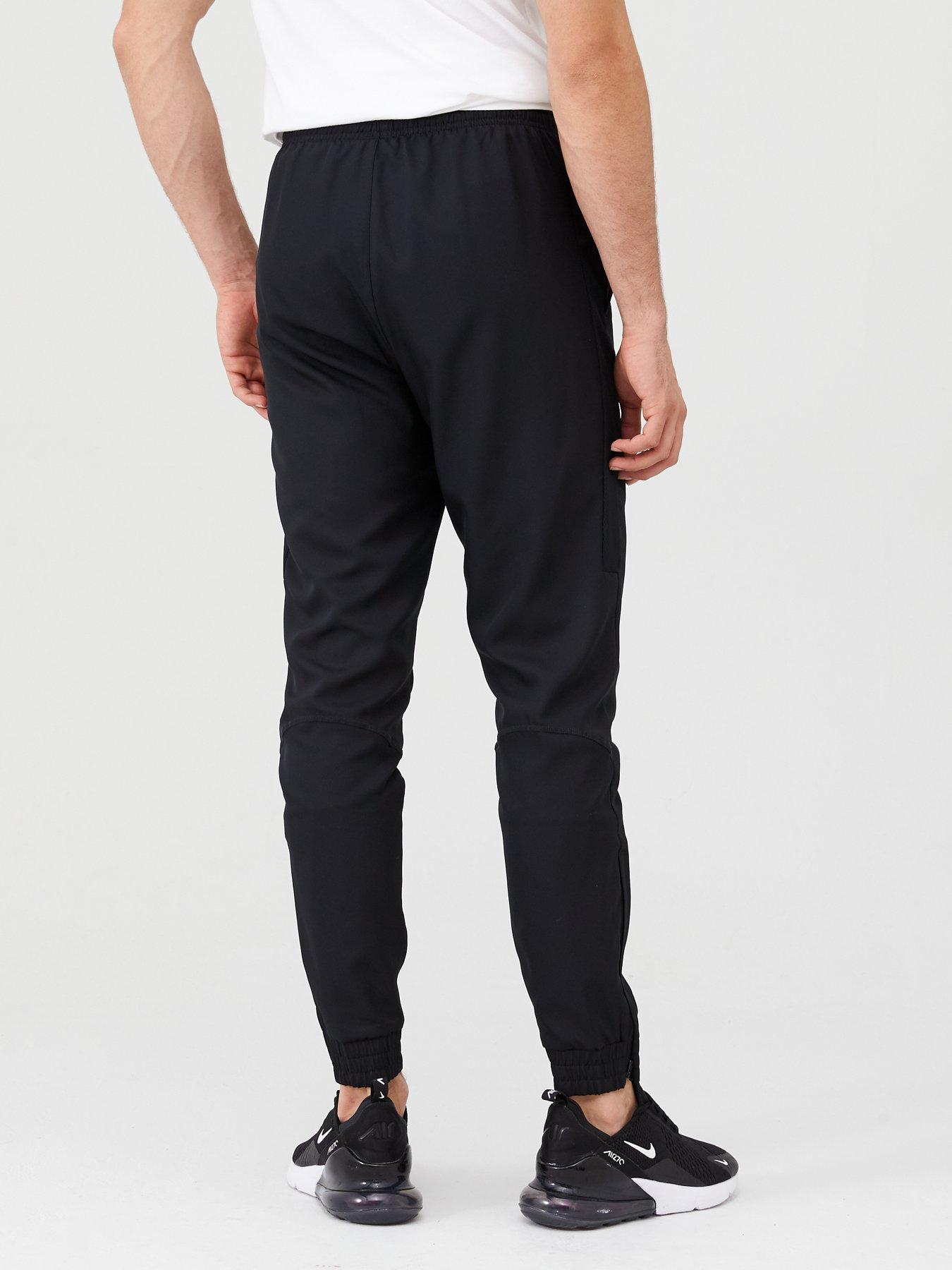 nike black woven pants