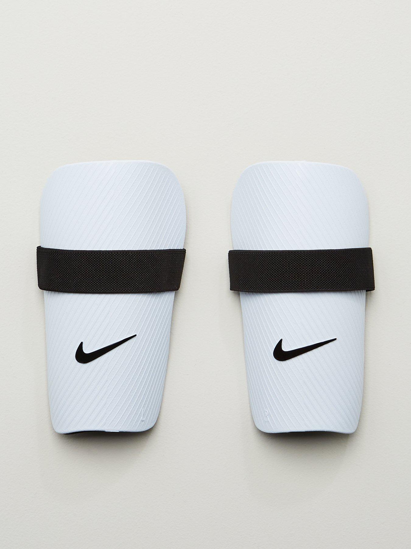 White nike shin store pads