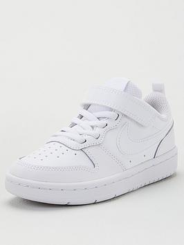 nike-court-borough-low-2-childrens-trainersnbsp--whitewhite