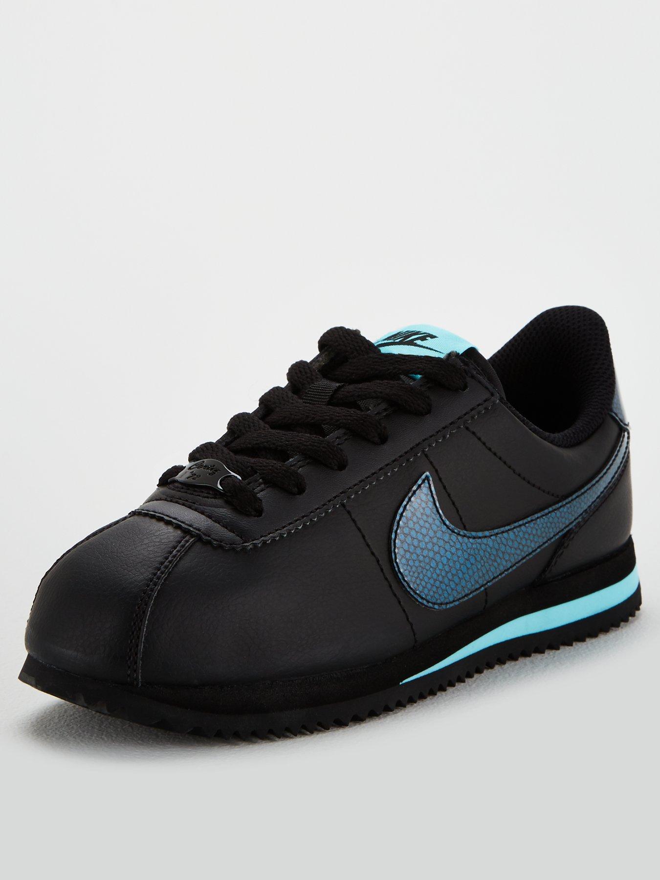 nike cortez junior black