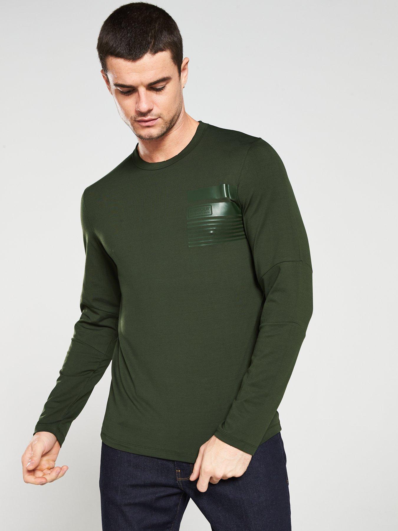 mens barbour long sleeve t shirt