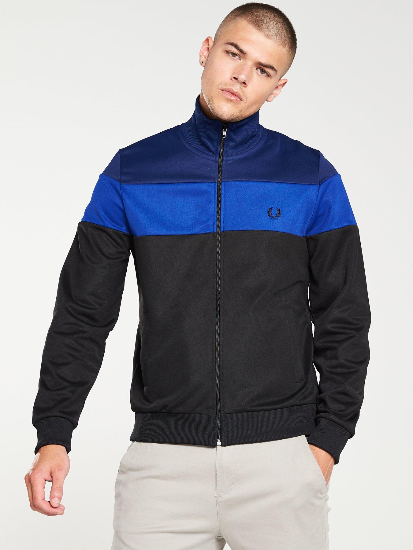 fred perry colour block track jacket