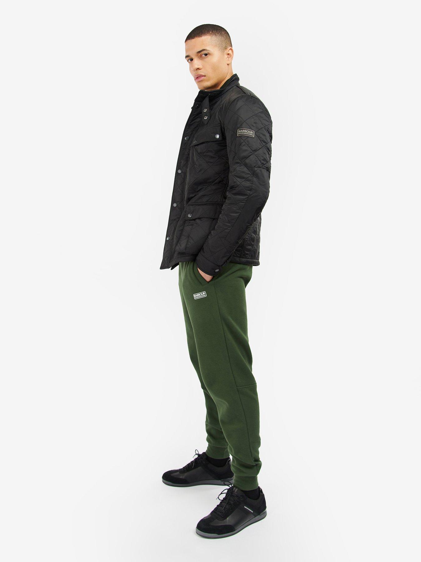 Barbour international ariel store polarquilt jacket black