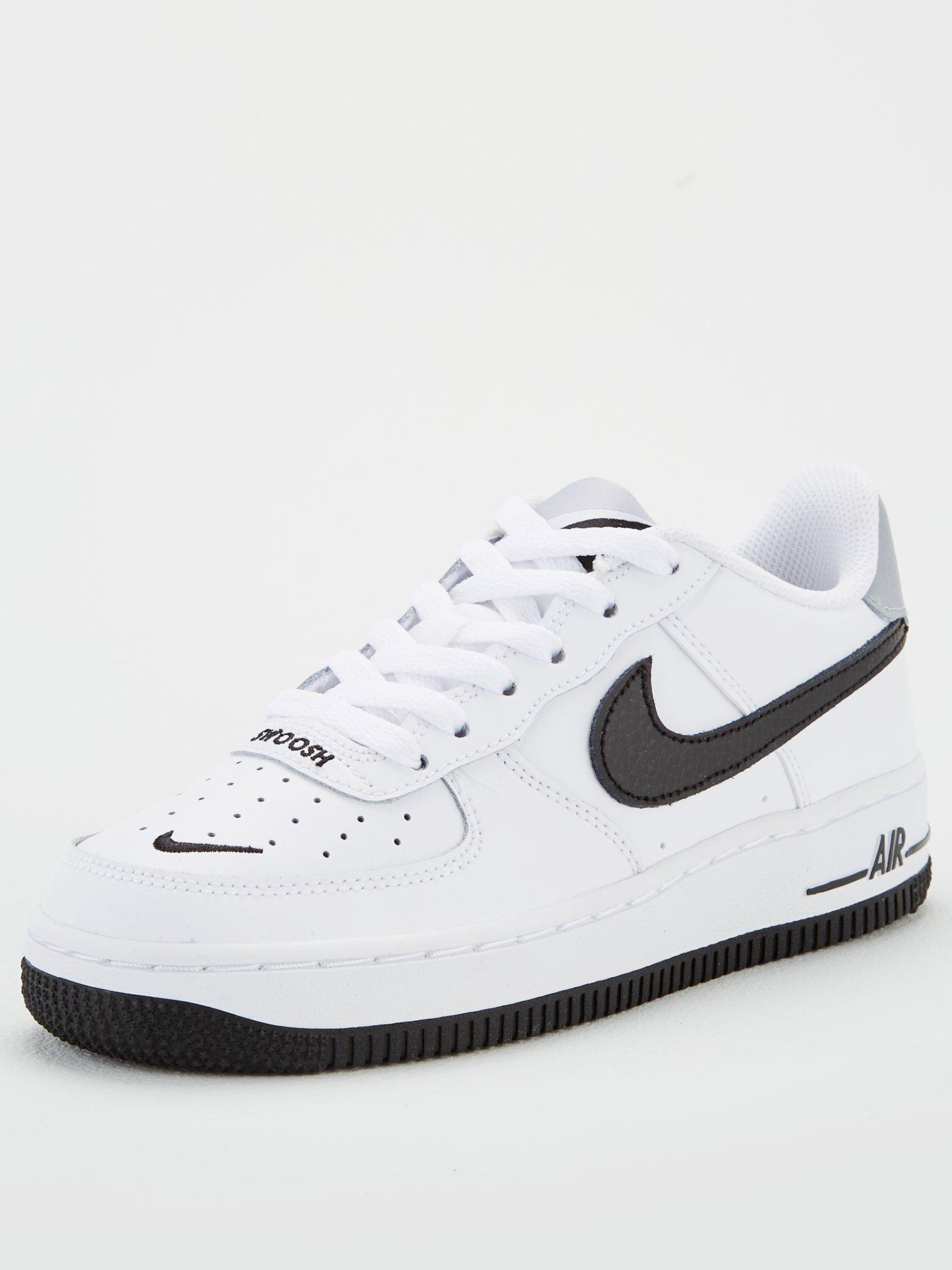 black nike trainers size 1