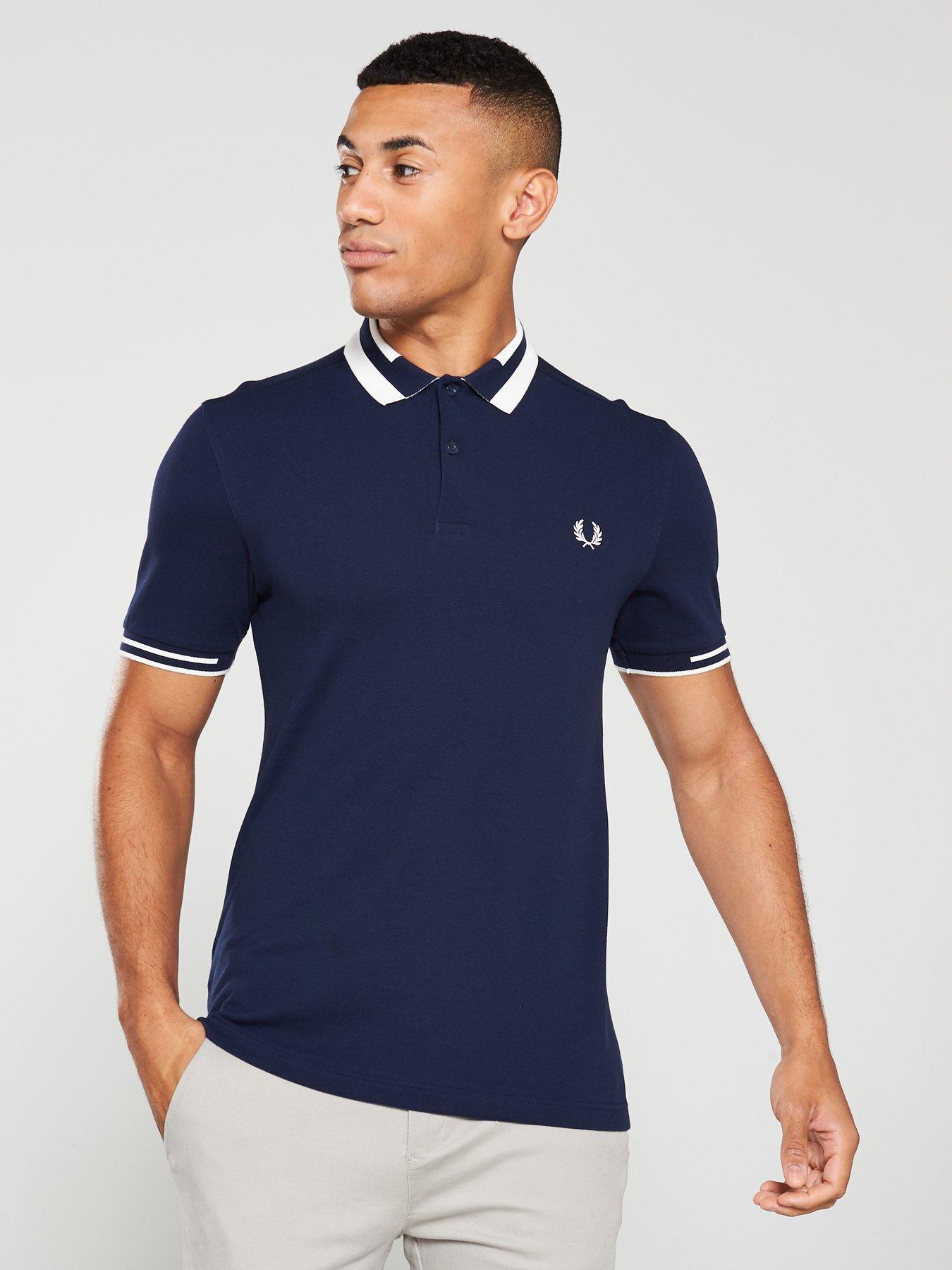 fred perry block collar