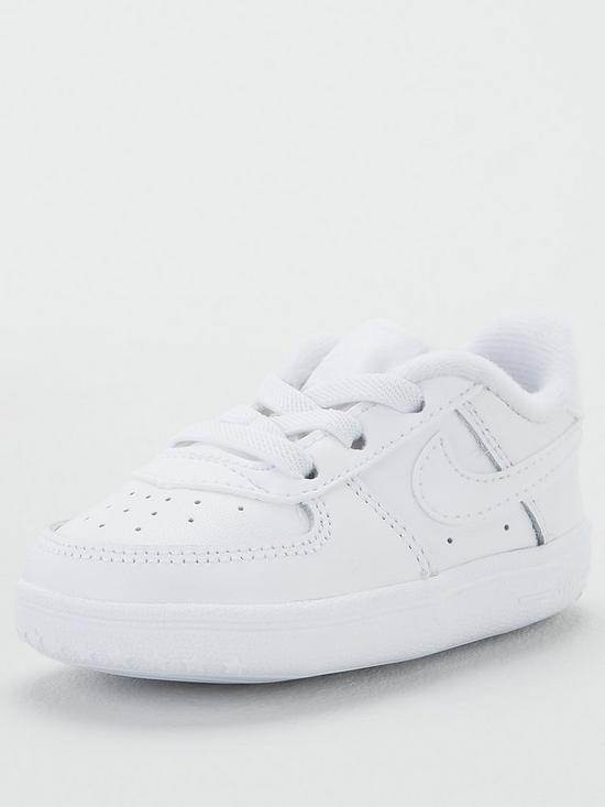 front image of nike-force-1-crib-trainer