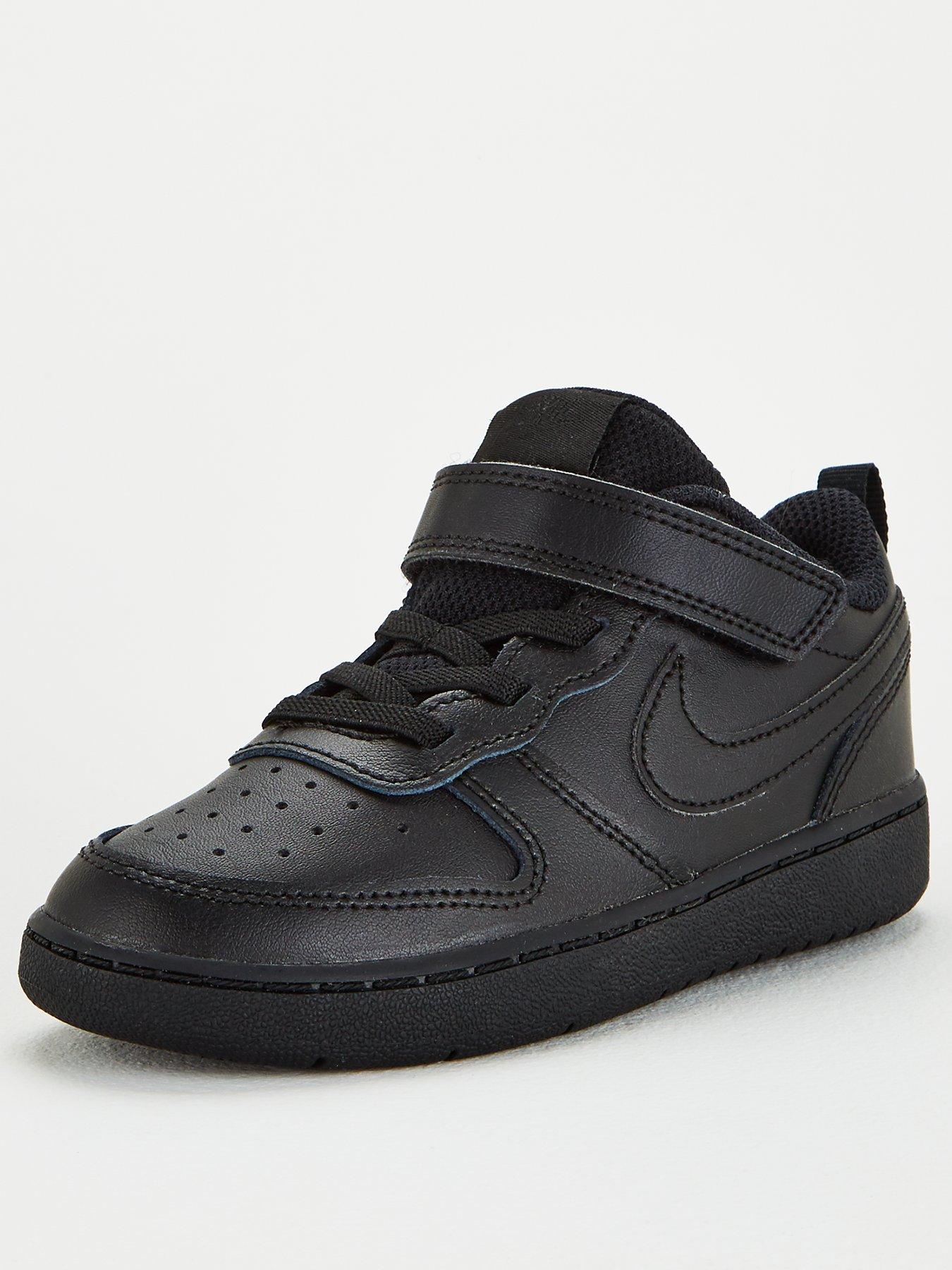 Nike Court Borough Low 2 Toddler Trainers - Black | very.co.uk