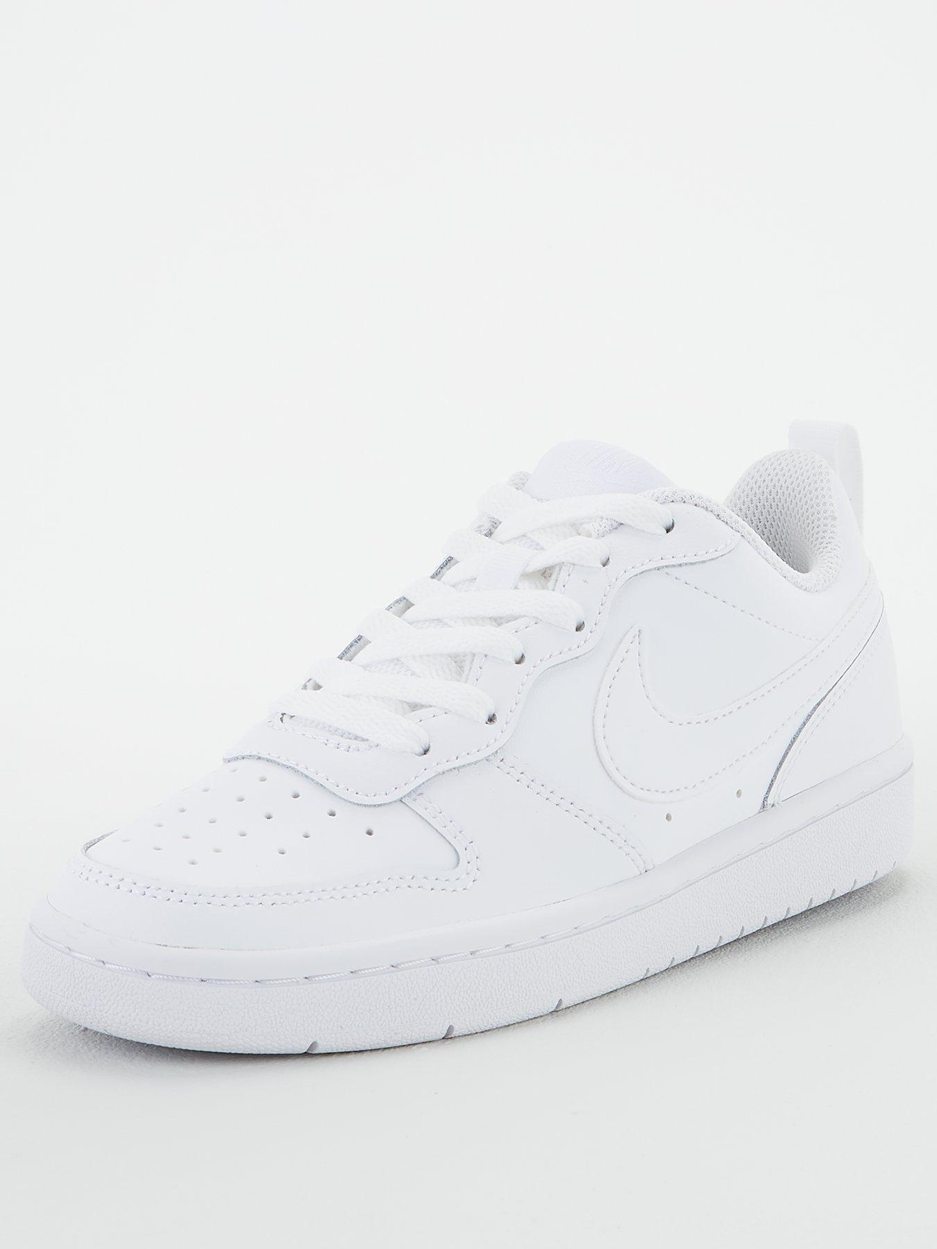 nike court borough low white sneakers