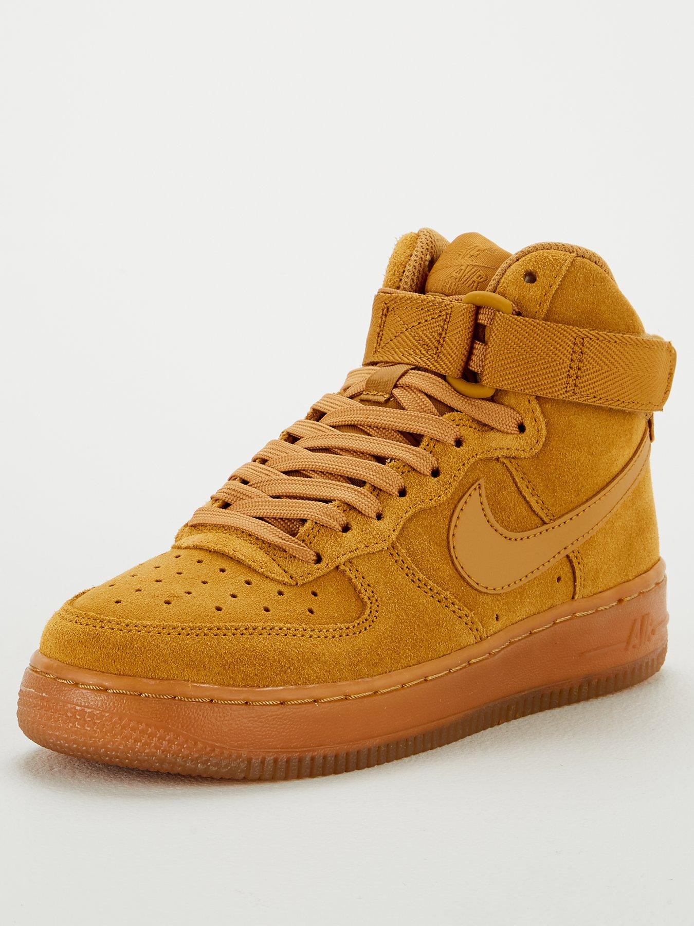 tan air force 1 junior