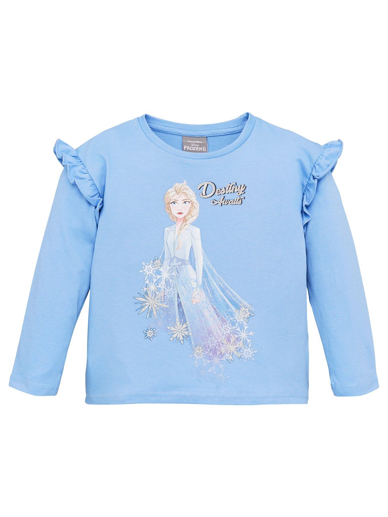 Disney Frozen Toddler Girls Disney Frozen 2 Frill Sleeve Tshirt review