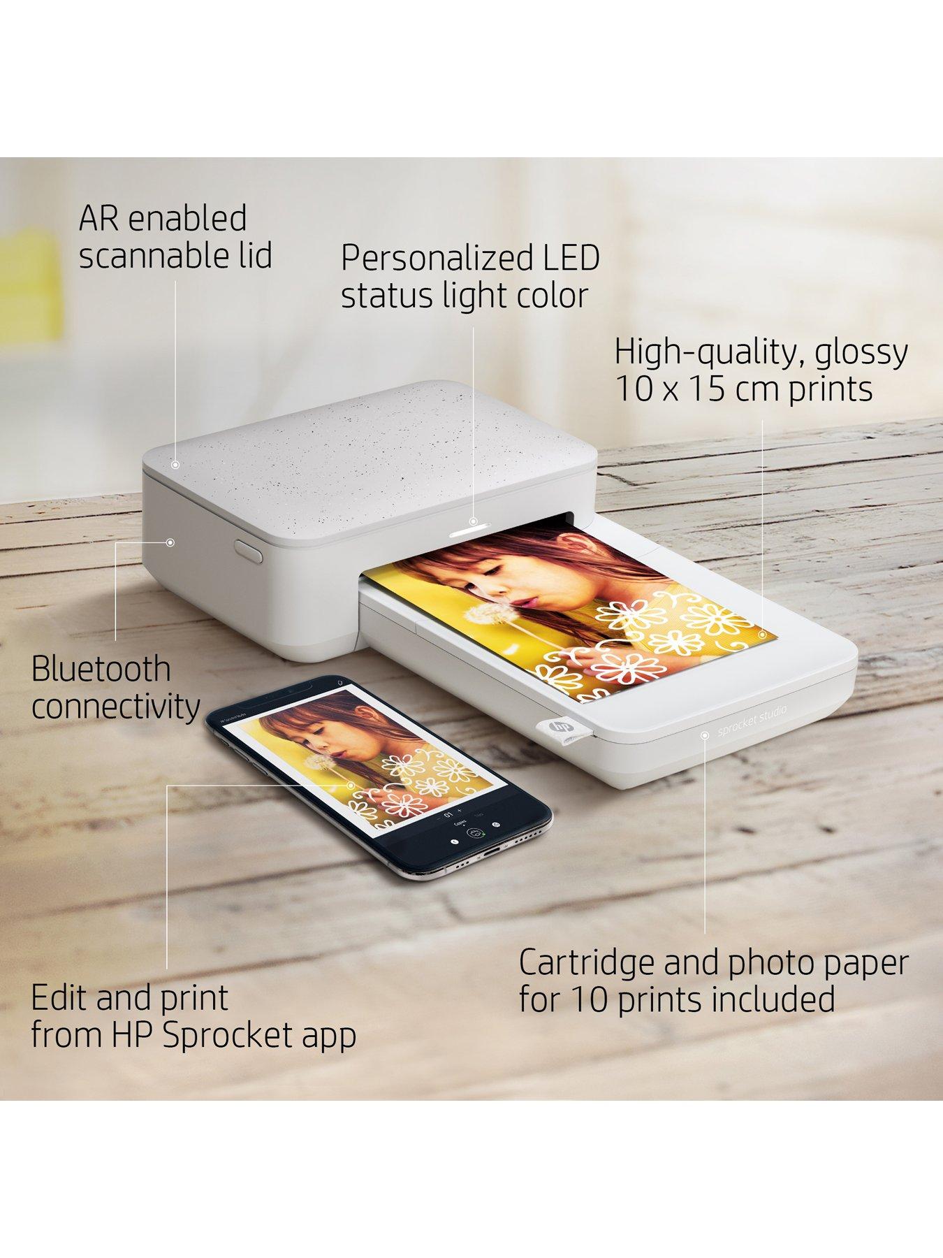 hp sprocket studio snow printer