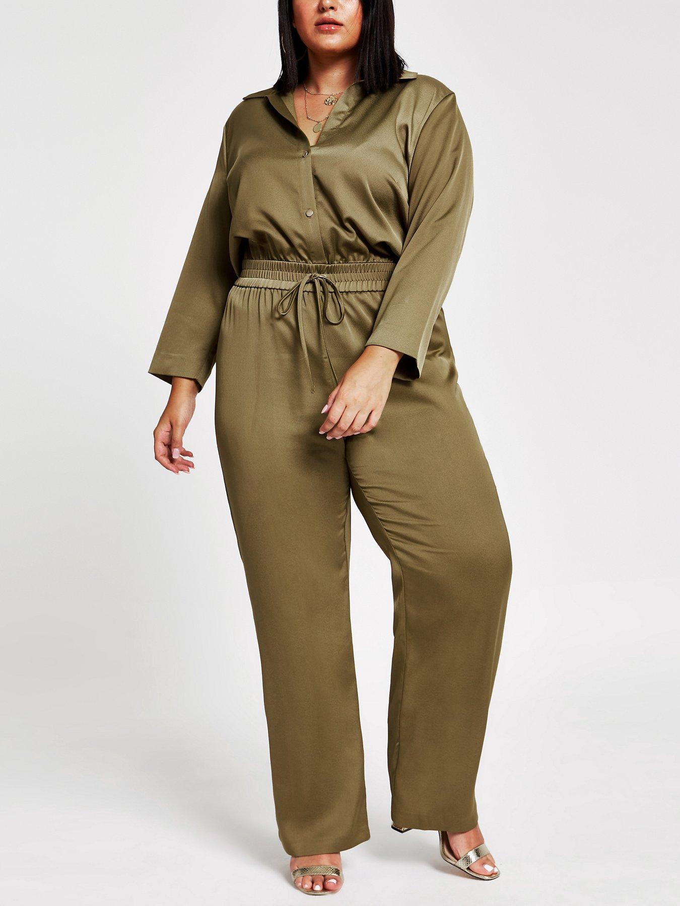 river island plus jumpsuit