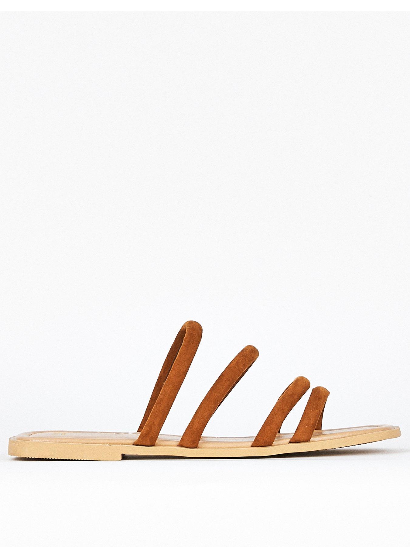 extra wide flat sandals