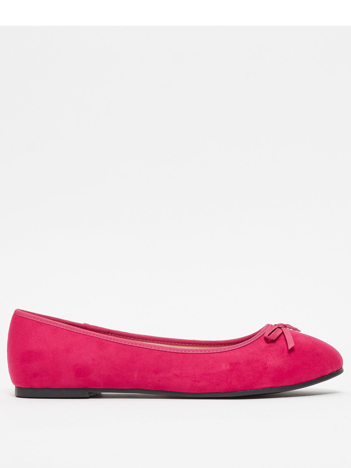 wide fit pink shoes uk