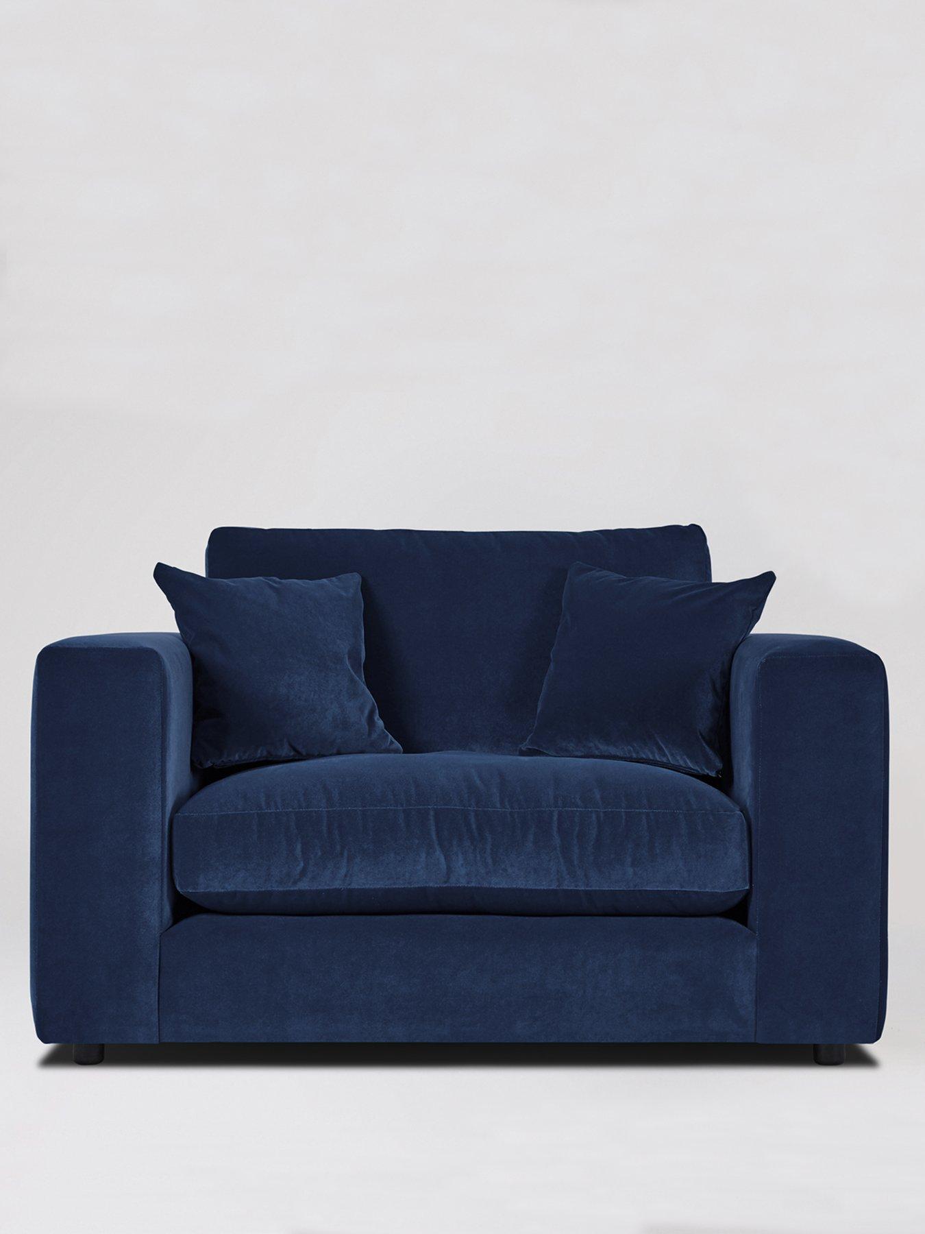 Product photograph of Swoon Althaea Fabric Love Seat from very.co.uk