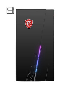 MSI Infinite S Intel Core i5-8400, 8GB RAM, 1TB Hard Drive & 128GB SSD, GTX 1050Ti 4GB Graphics, Gaming PC – Black
