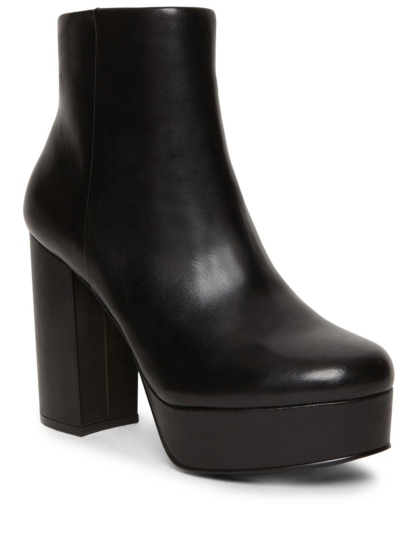 gratify black leather steve madden
