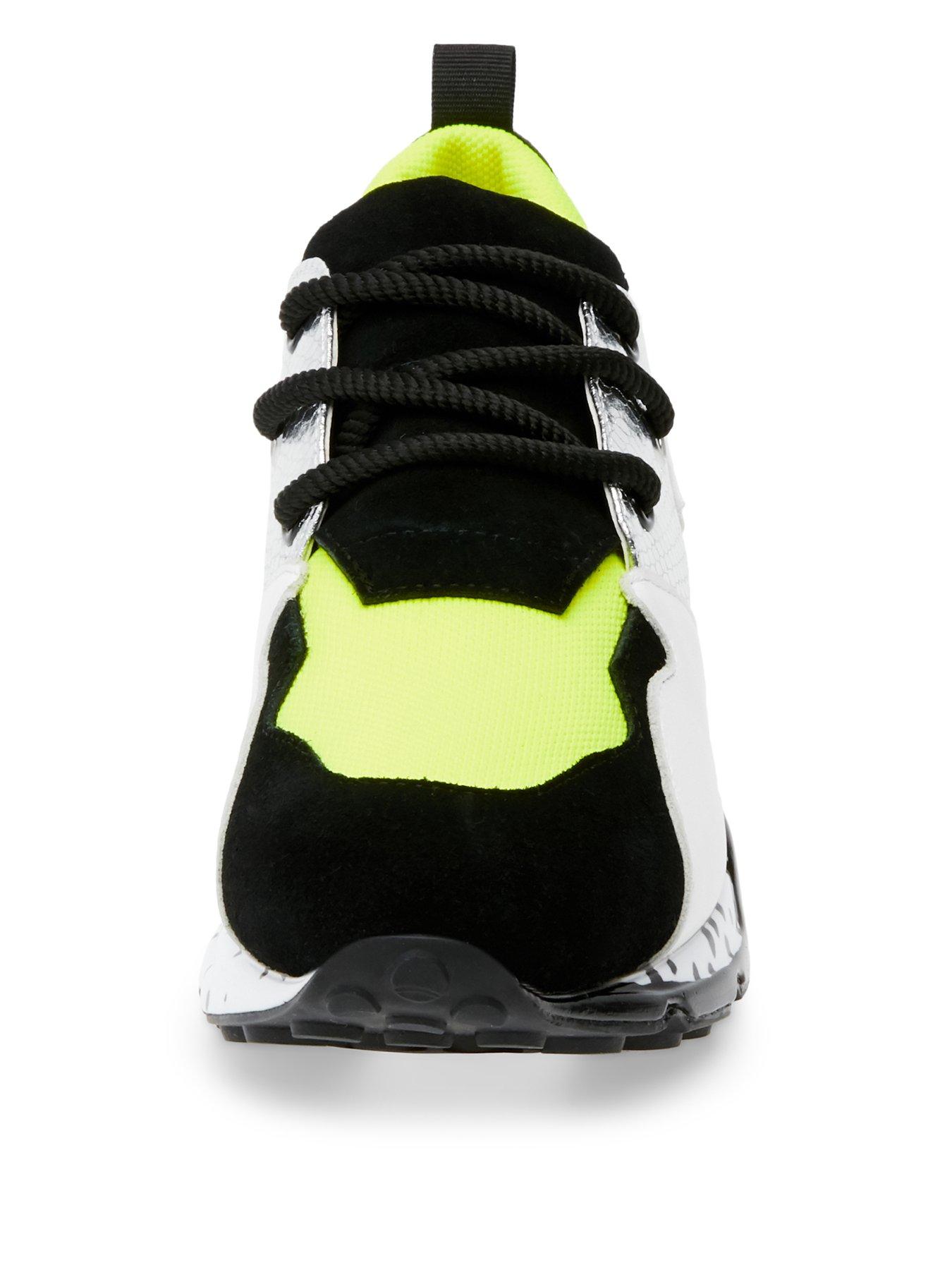 steve madden cliff sneakers neon green