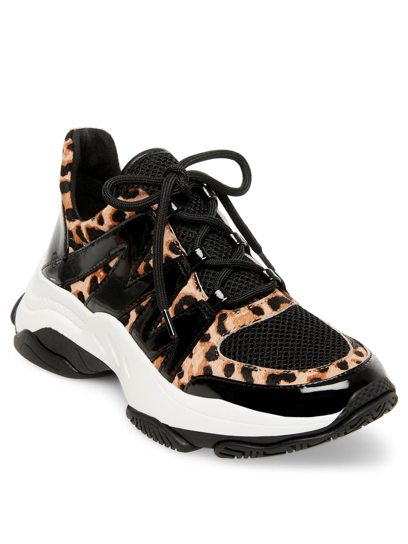 steve madden leopard print trainers
