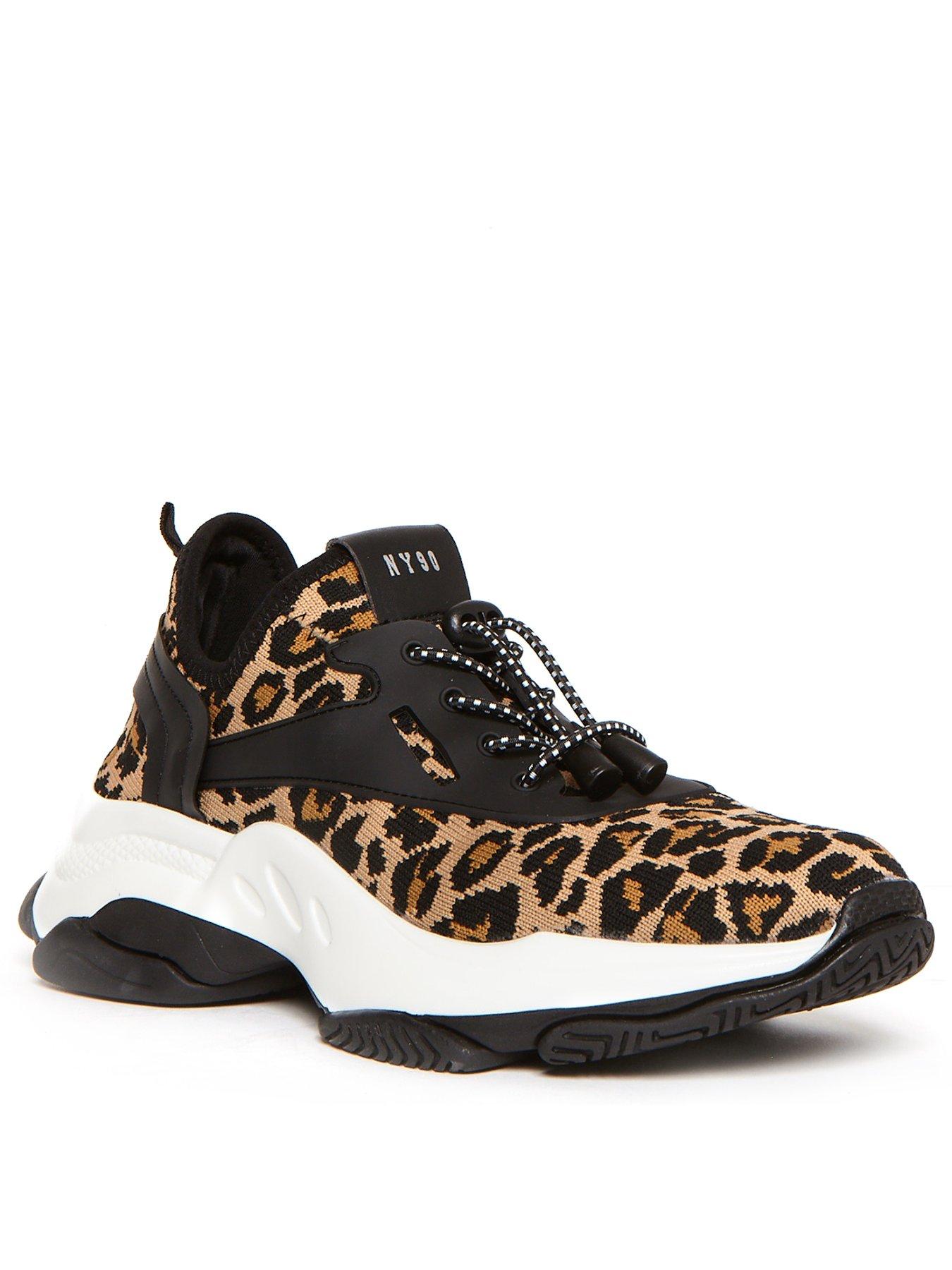 steve madden animal print trainers