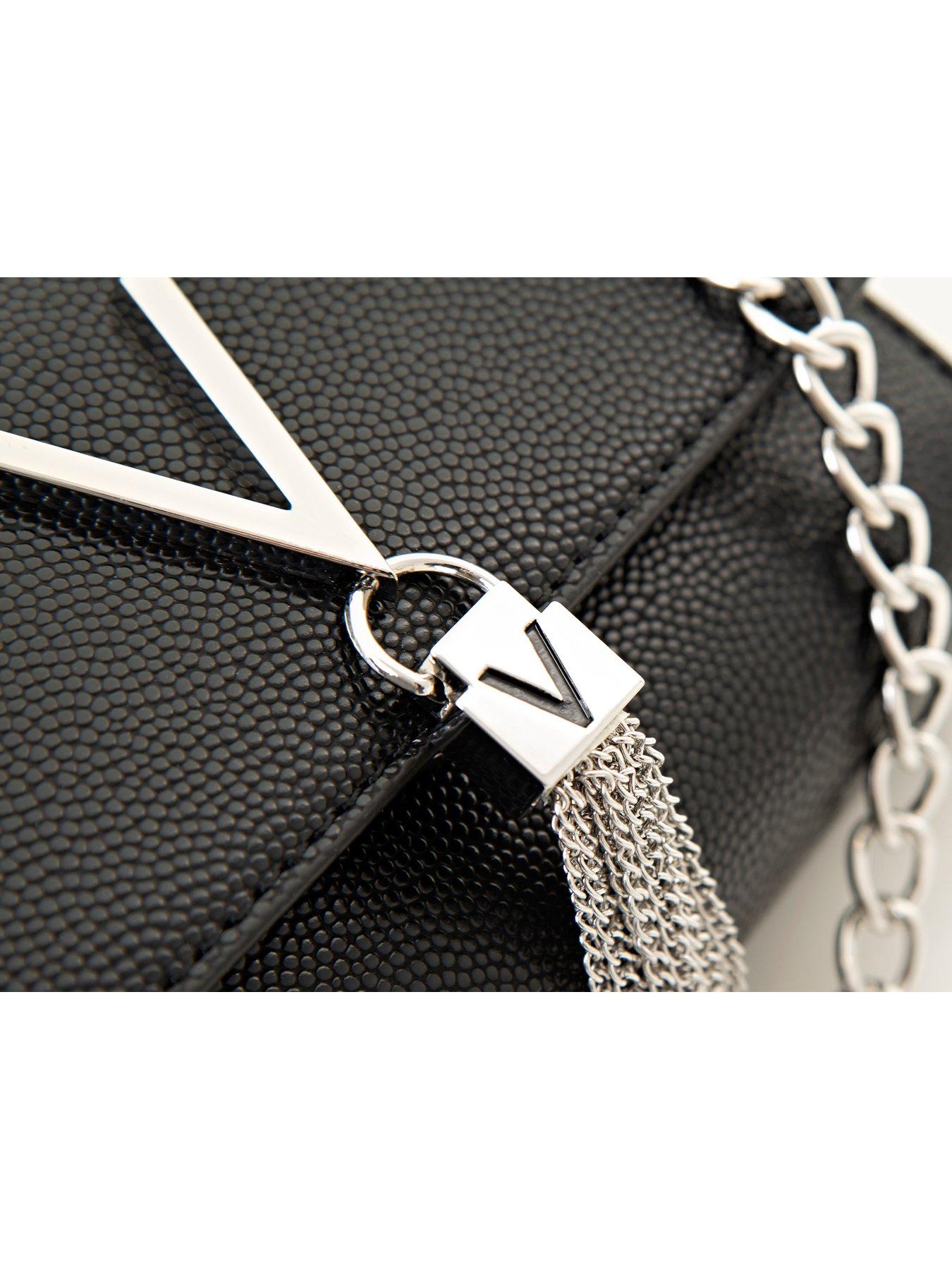 valentino black tassel bag
