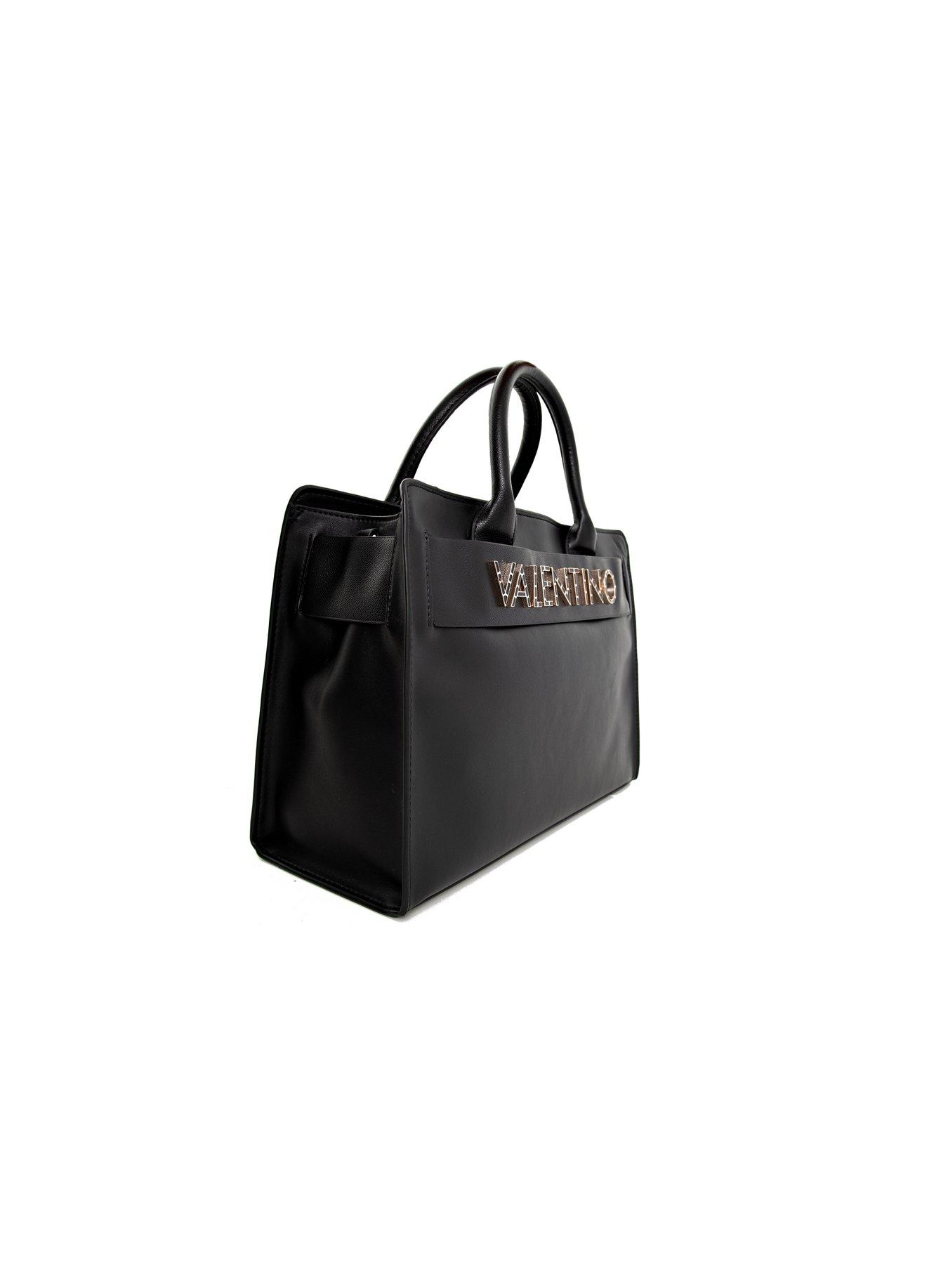 valentino black ready tote bag