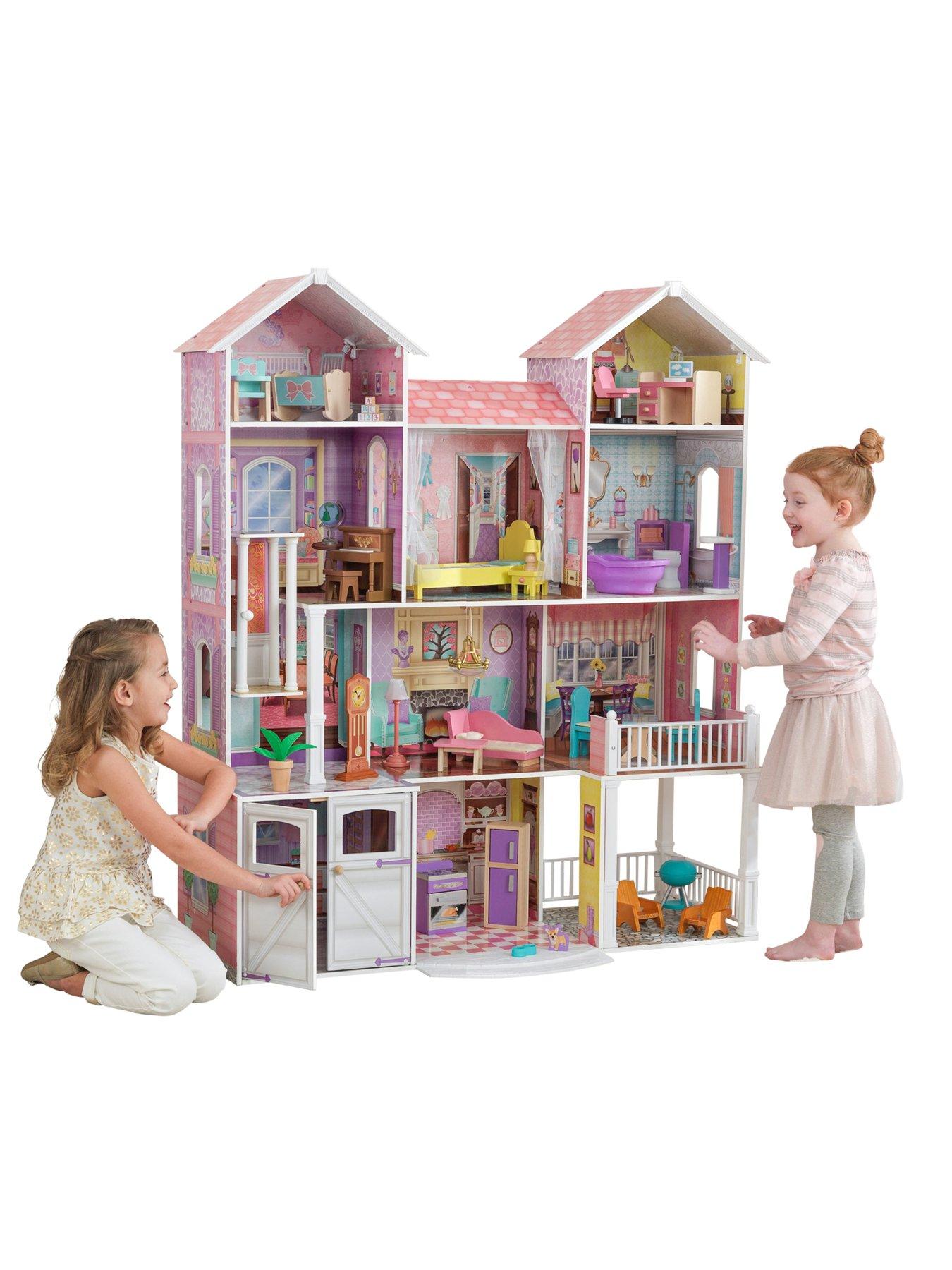 kidkraft country estate dollhouse with 31 accessories