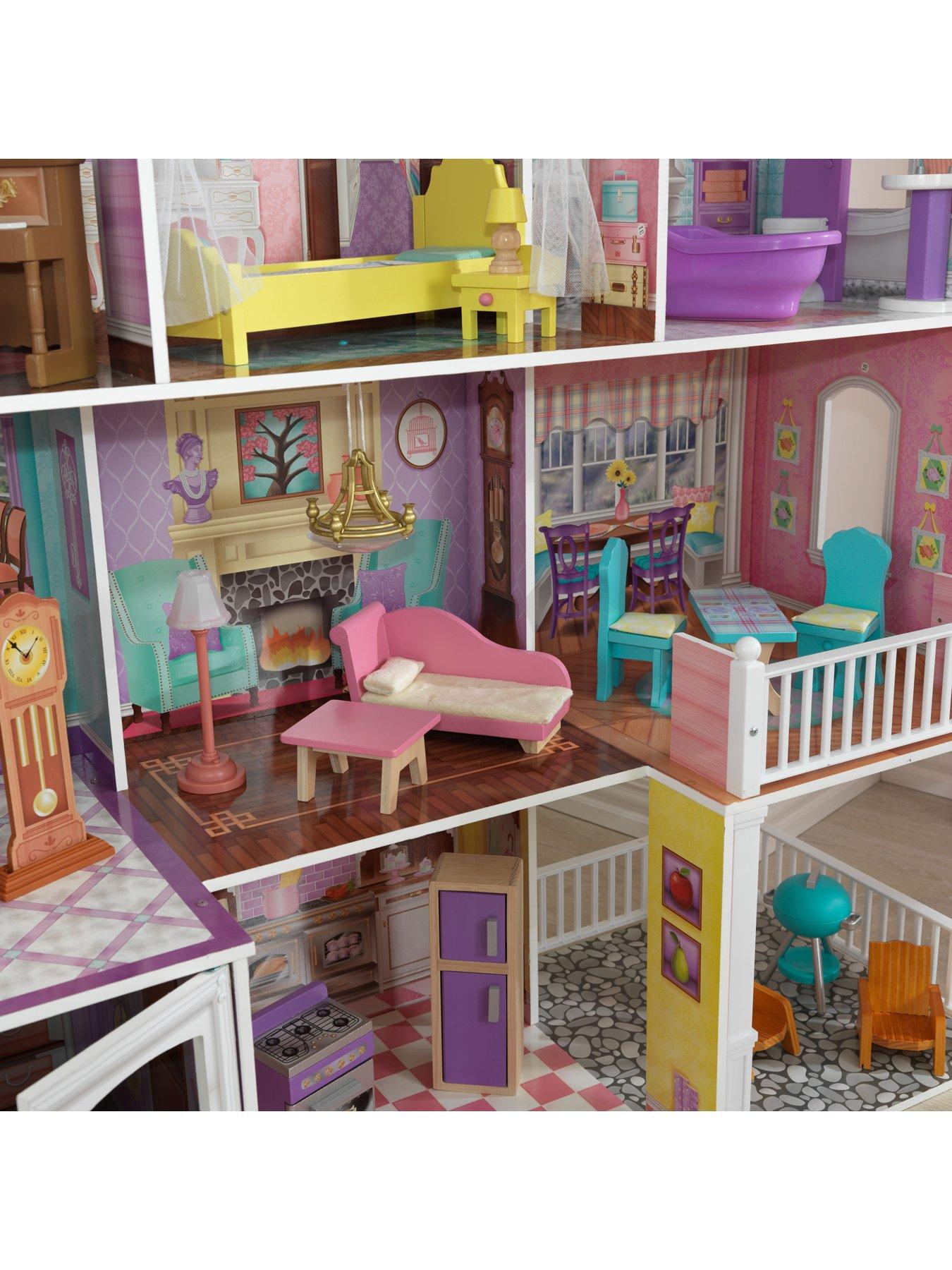 kidkraft country estate dollhouse with 31 accessories