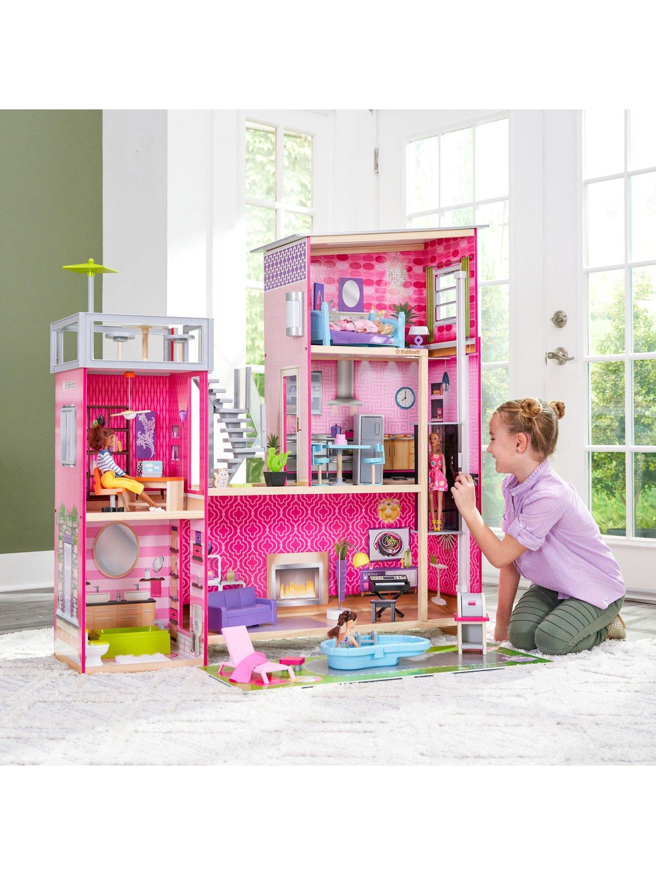 Kidkraft dollhouse deals doll family