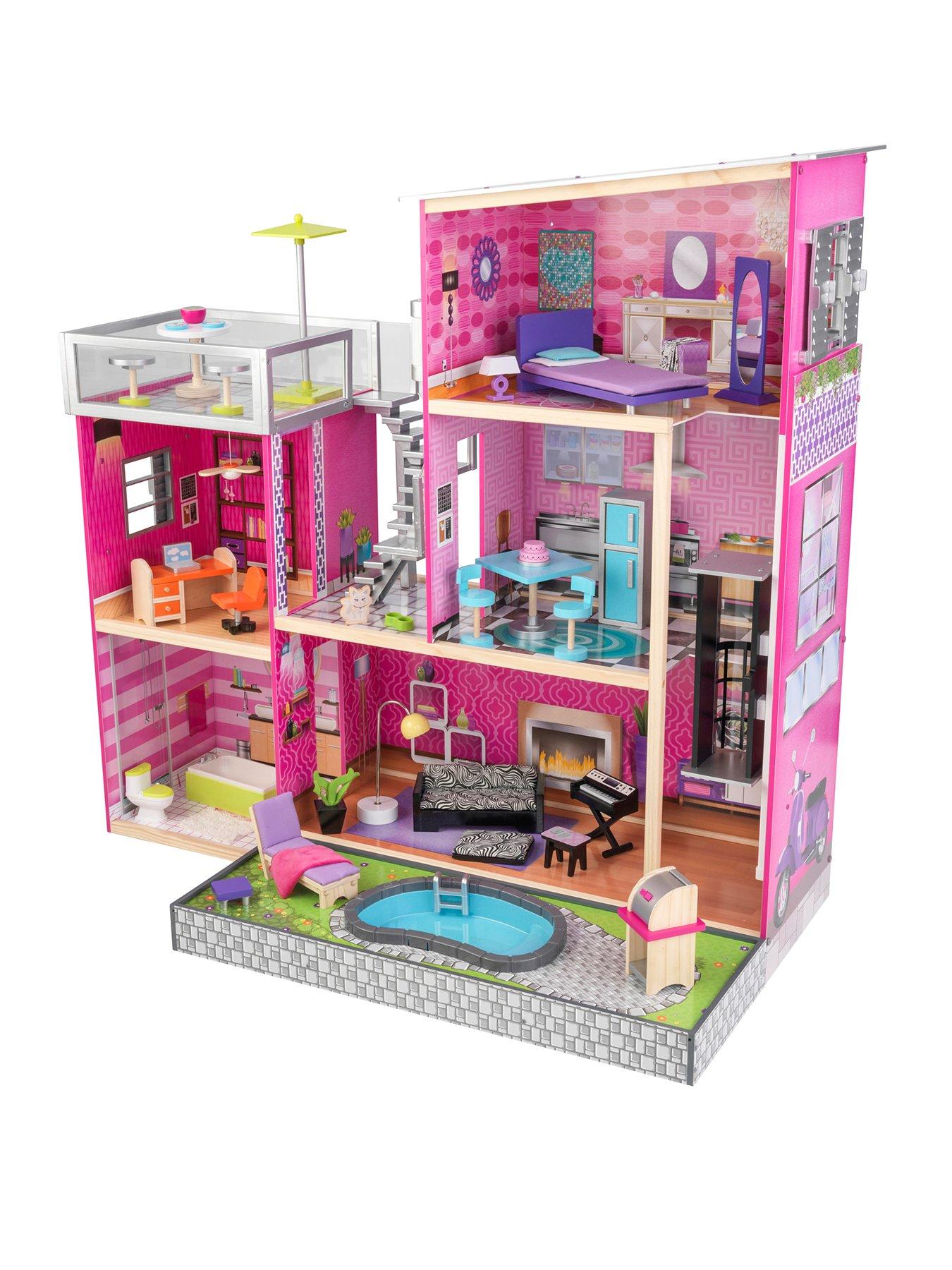 Kidkraft Uptown Dollhouse very.co.uk