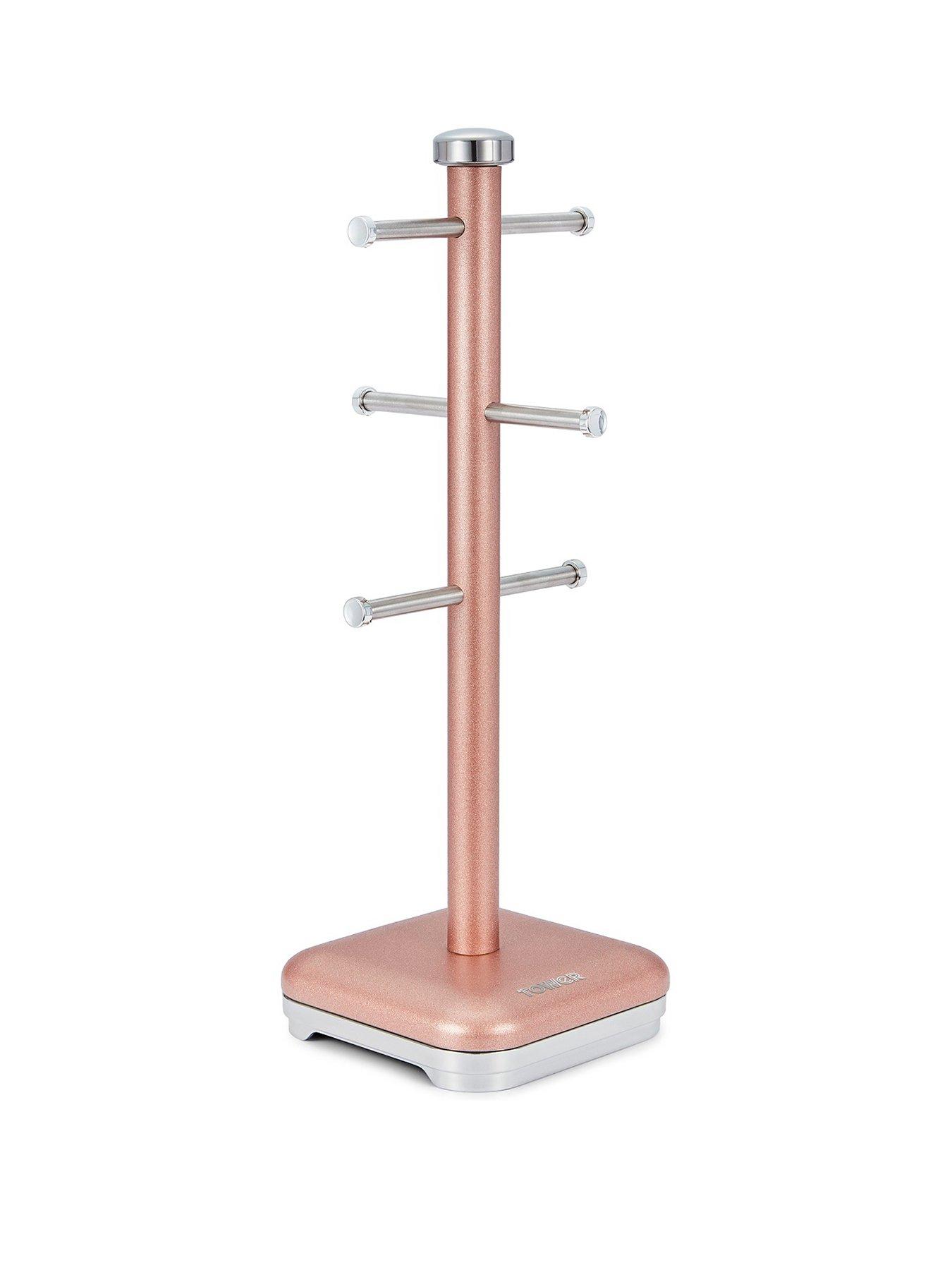 Tower Glitz 6-Cup Mug Tree In Blush Pink review