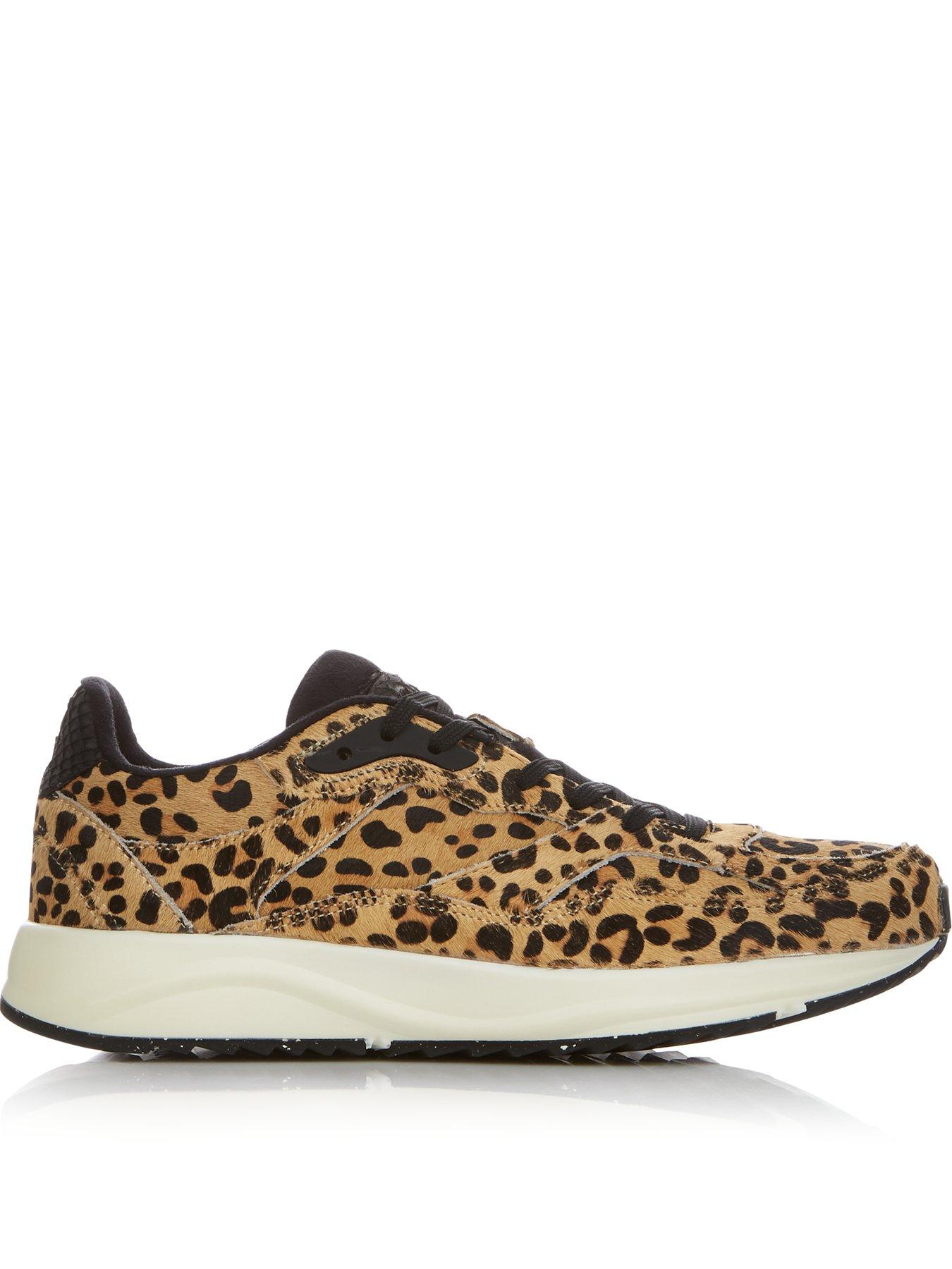 woden trainers leopard print