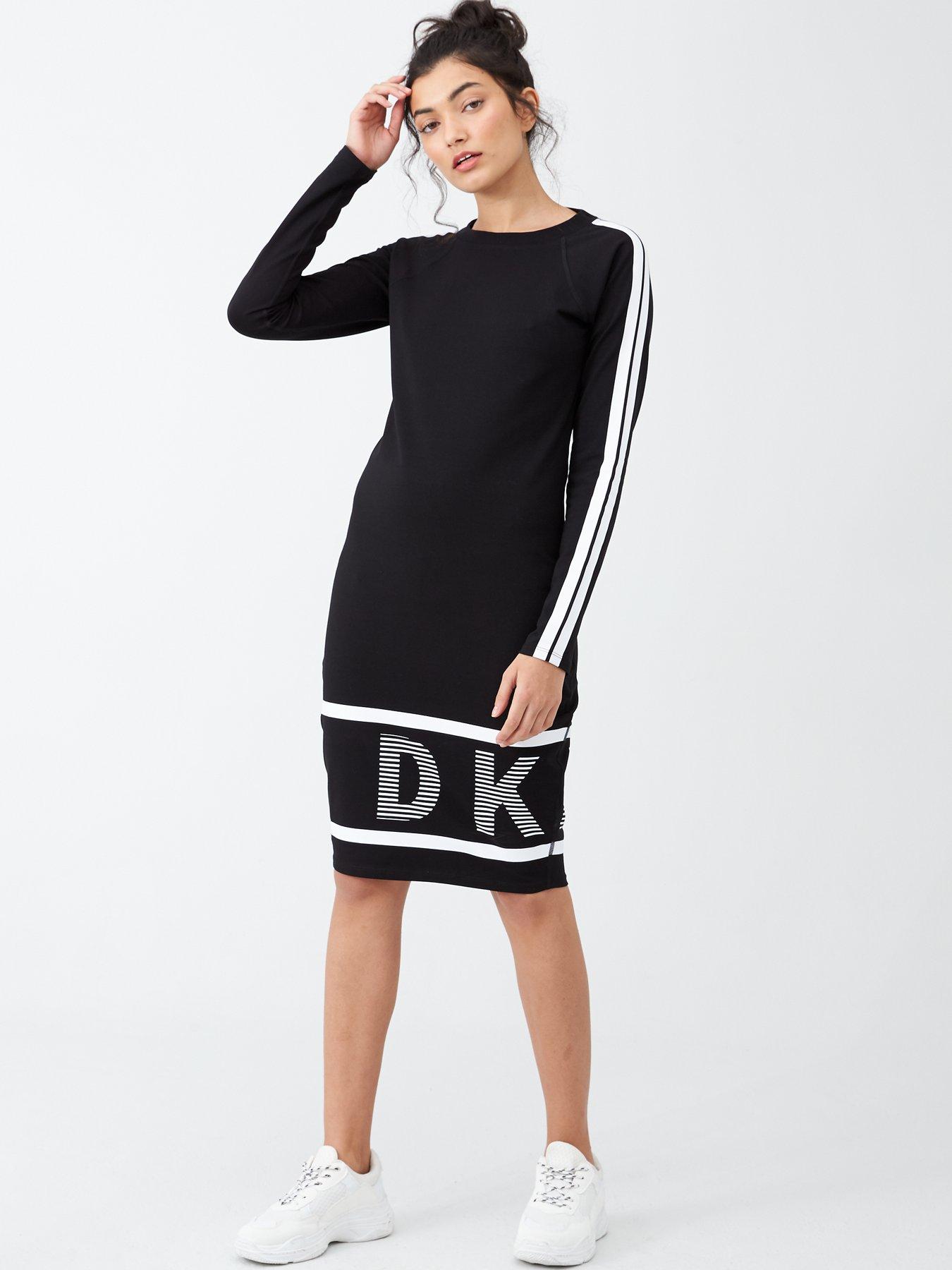 dkny logo dress