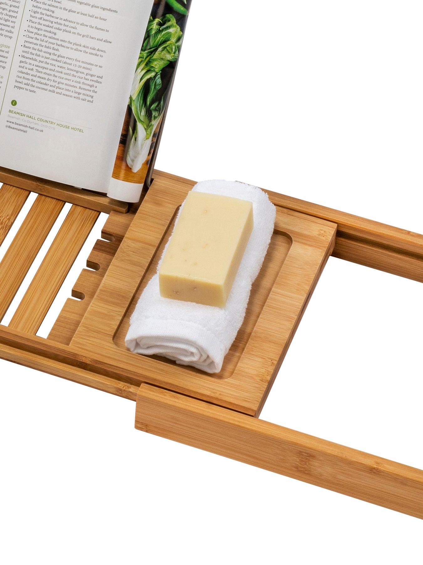 Image 5 of 7 of Croydex Adjustable Bamboo Bath Bench