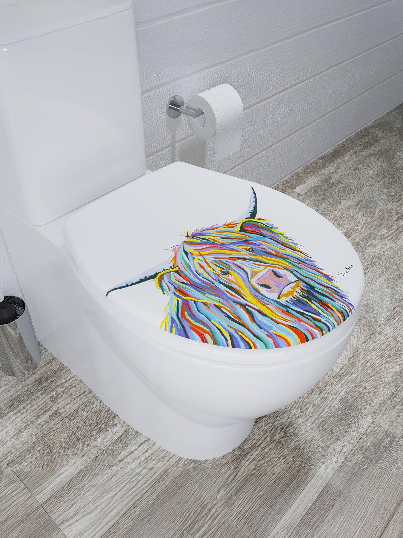 Croydex Steven Brown Angus McMoo Toilet Seat