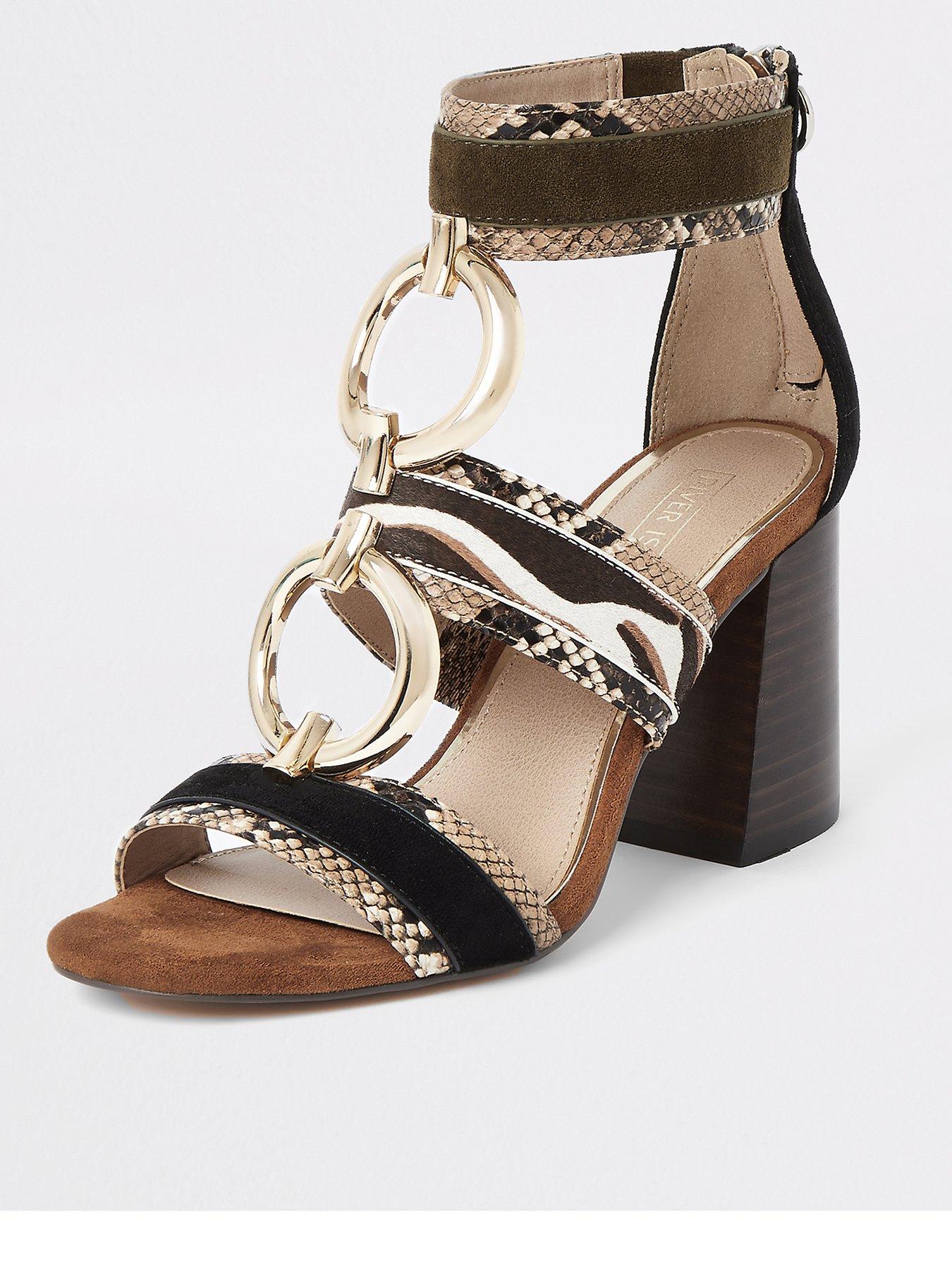 river island animal print shoes