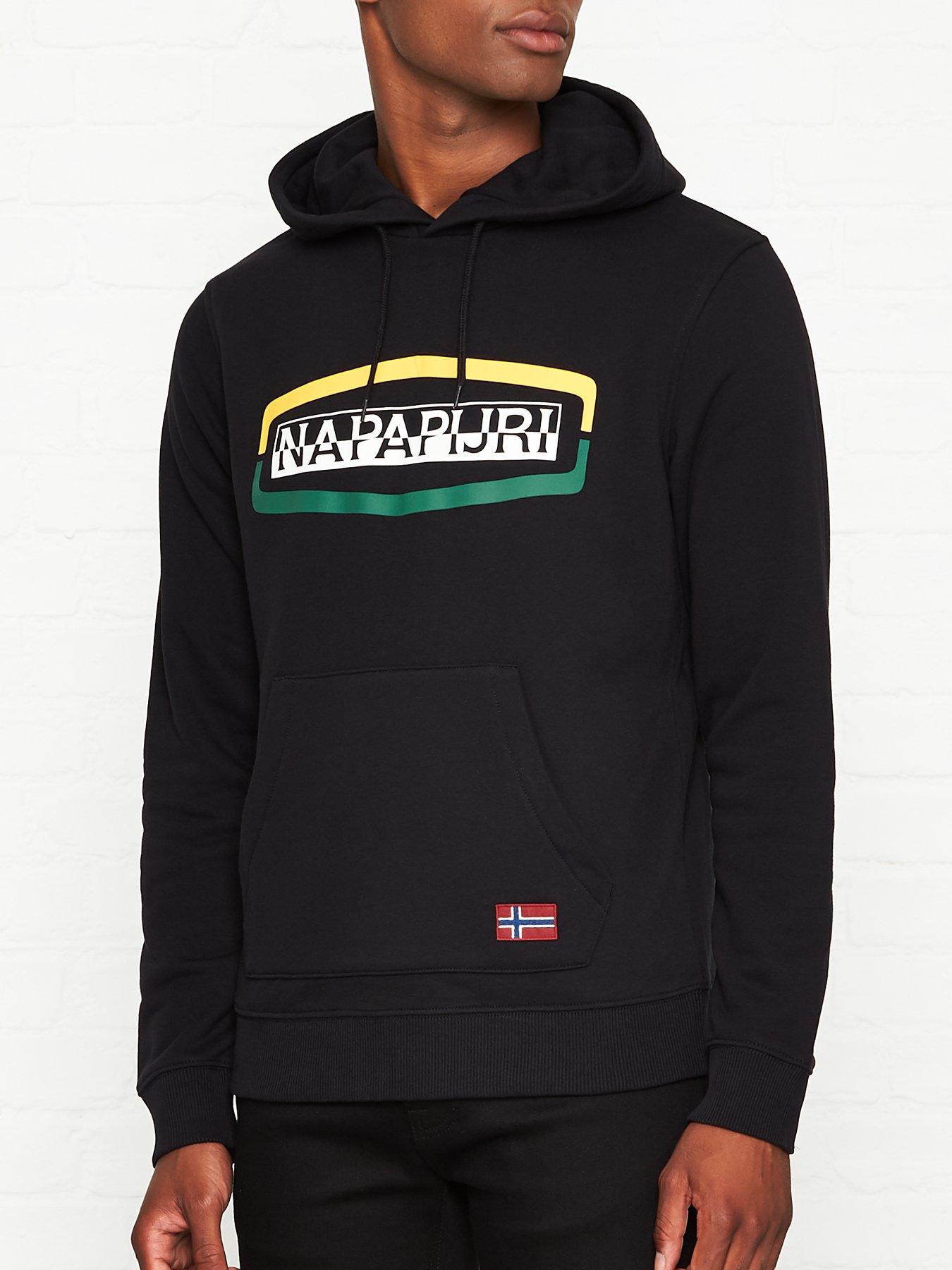 napapijri overhead logo hoodie