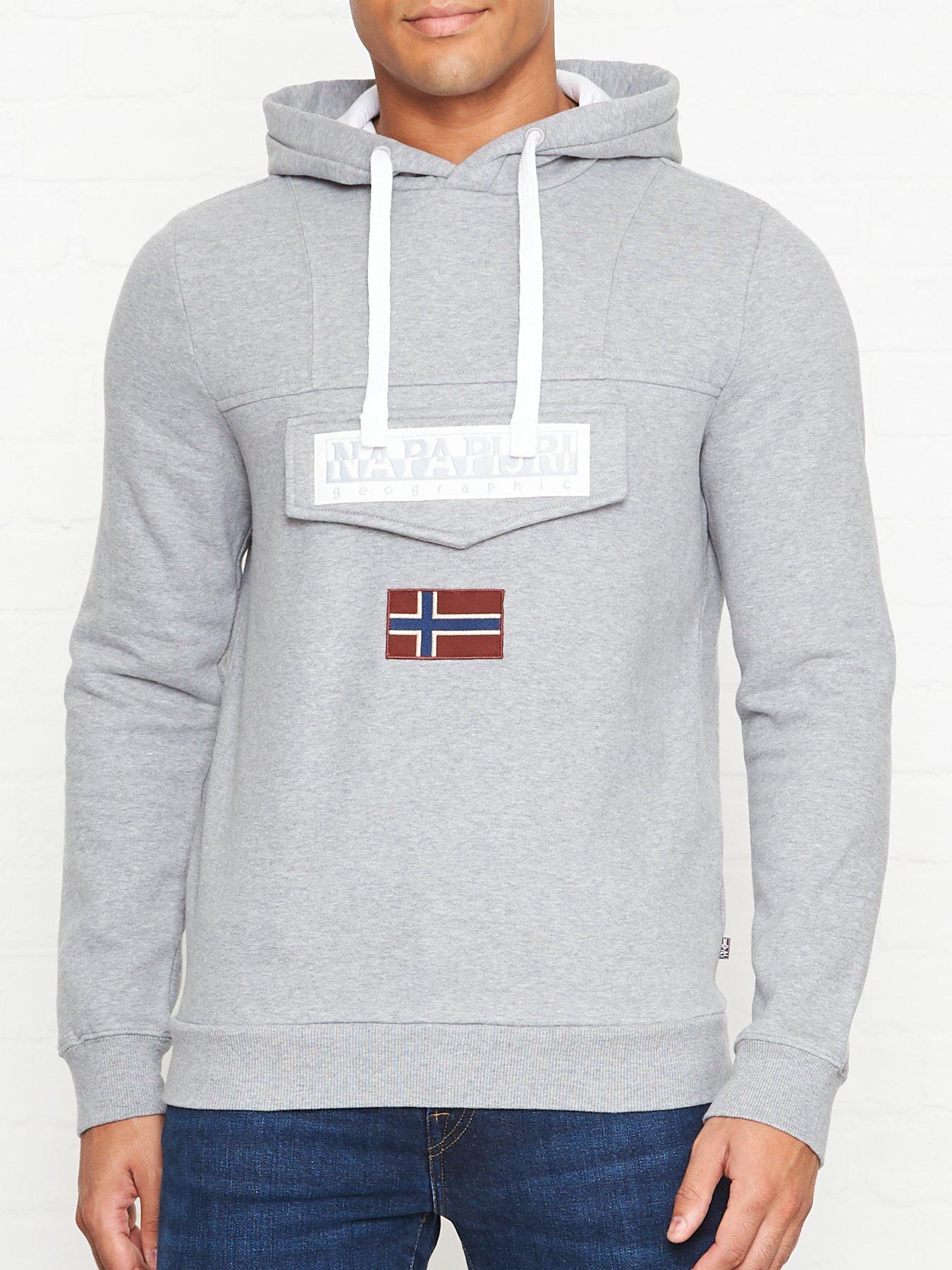 napapijri overhead logo hoodie