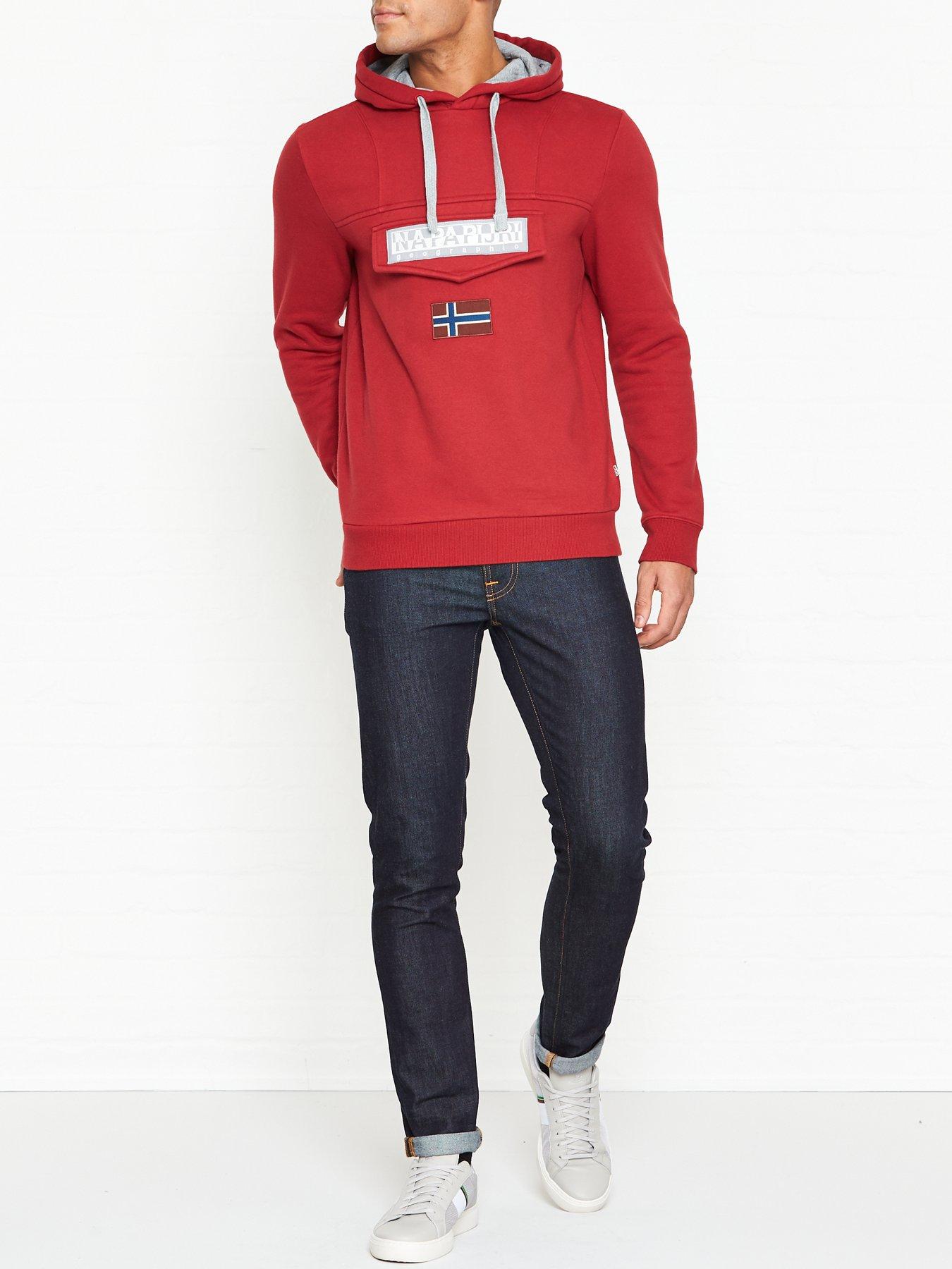 napapijri burgee overhead hoodie