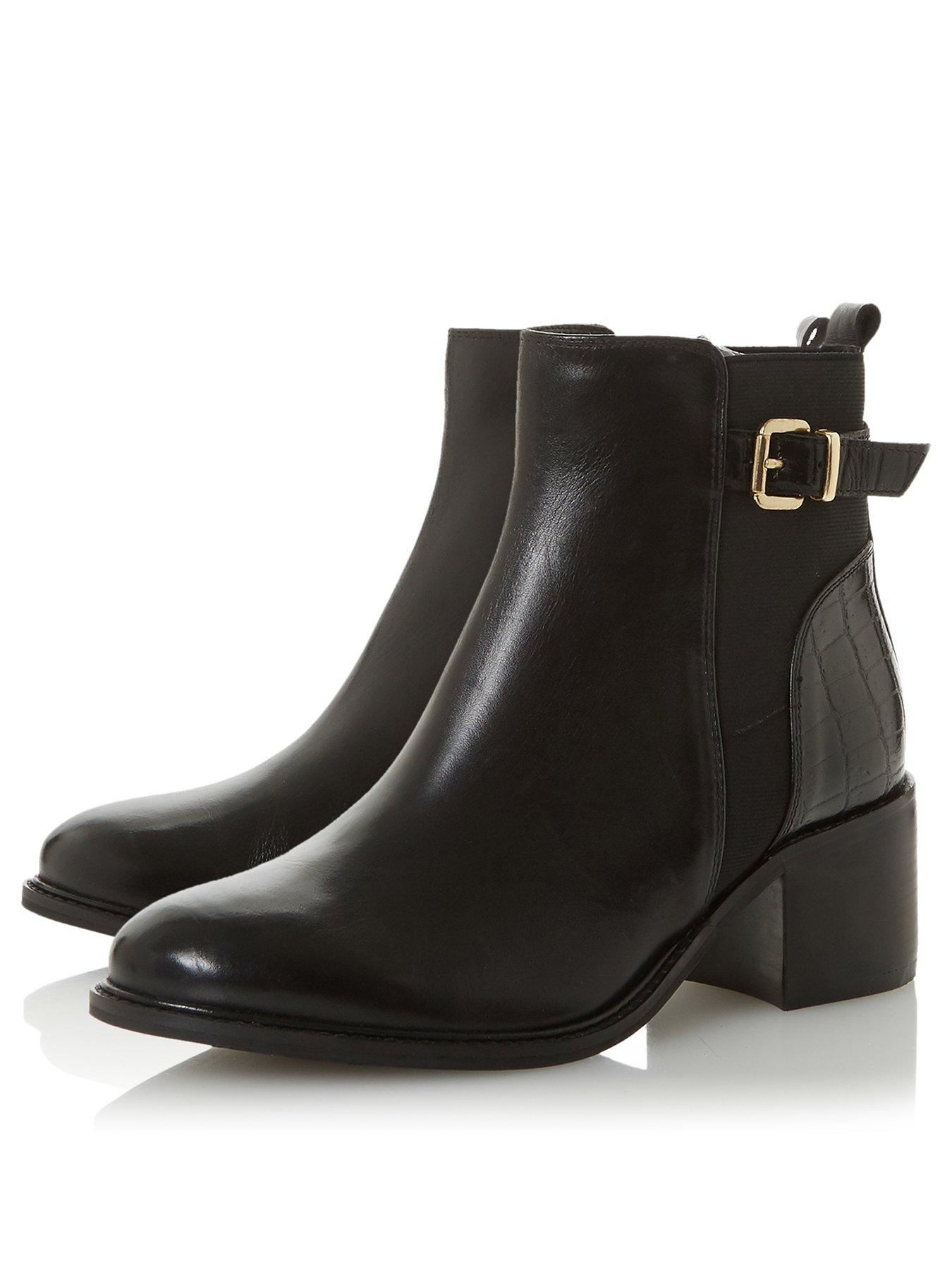 wide fit heeled boots uk