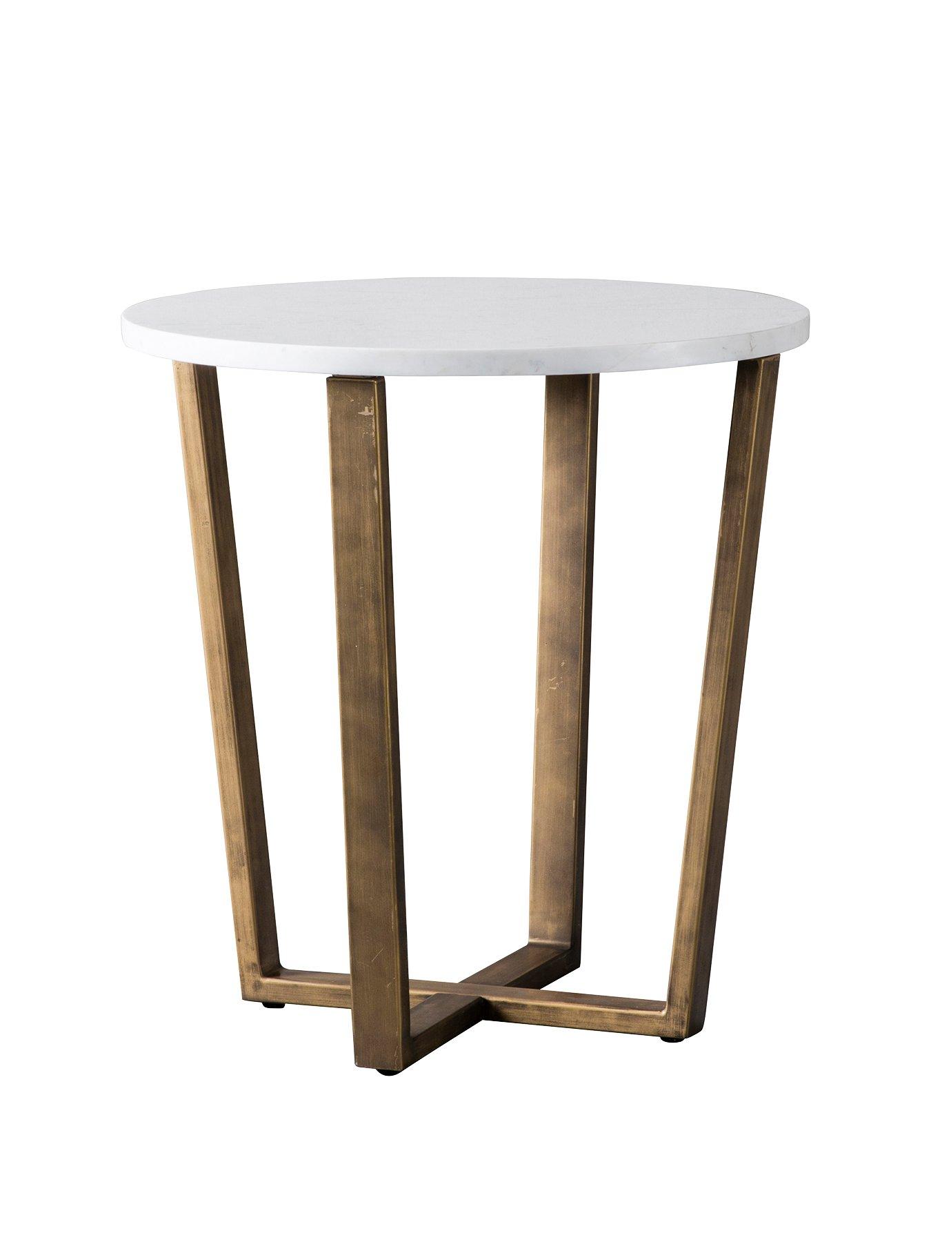 Hudson Living Cleo Marble Round Side Table review