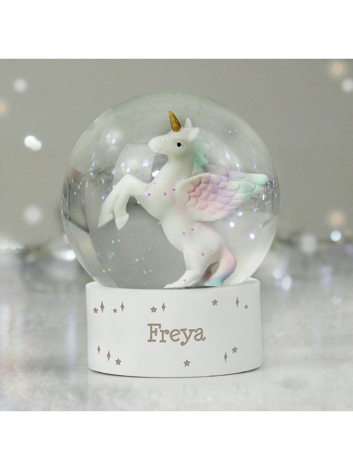 Personalised snow deals globes