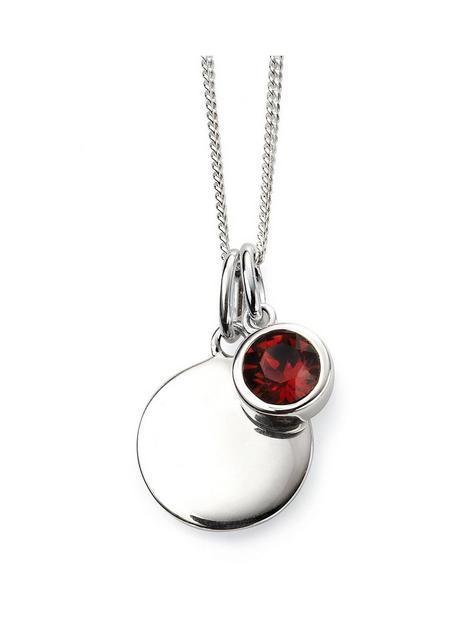 the-love-silver-collection-birthstone-silver-engravable-pendant-necklace